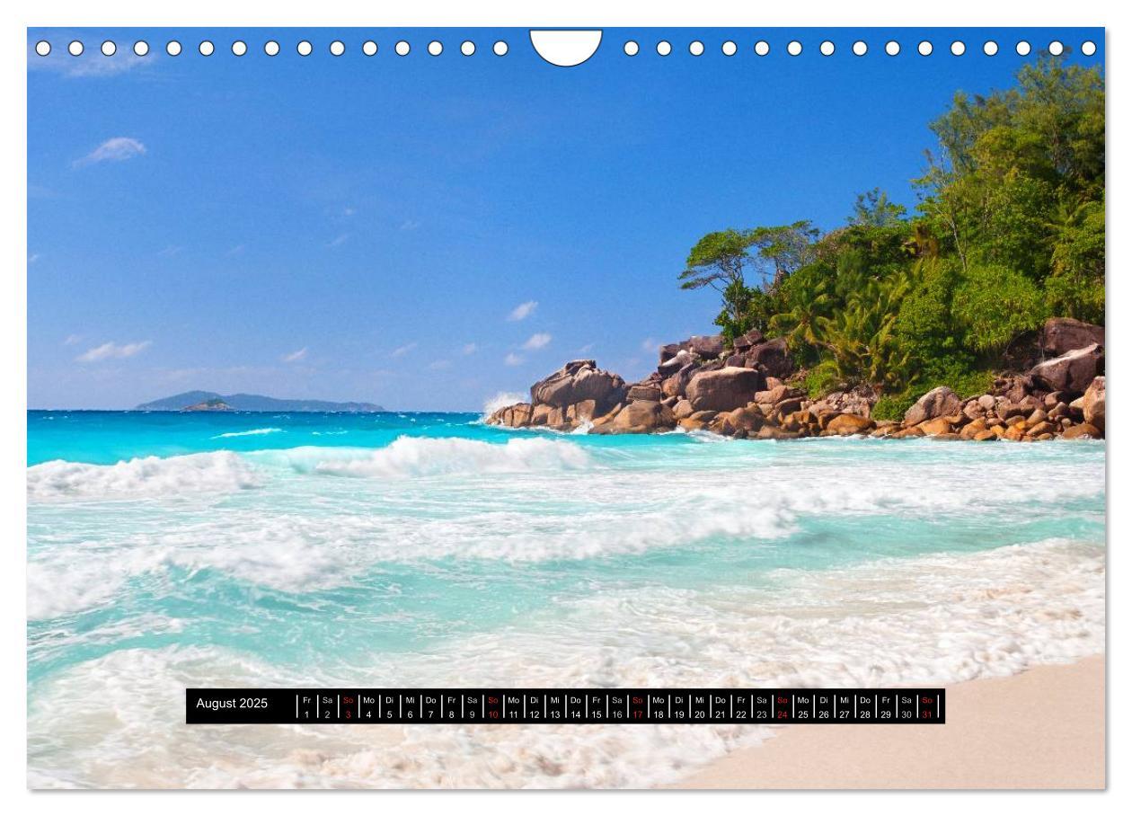 Bild: 9783435804450 | Seychellen (Wandkalender 2025 DIN A4 quer), CALVENDO Monatskalender