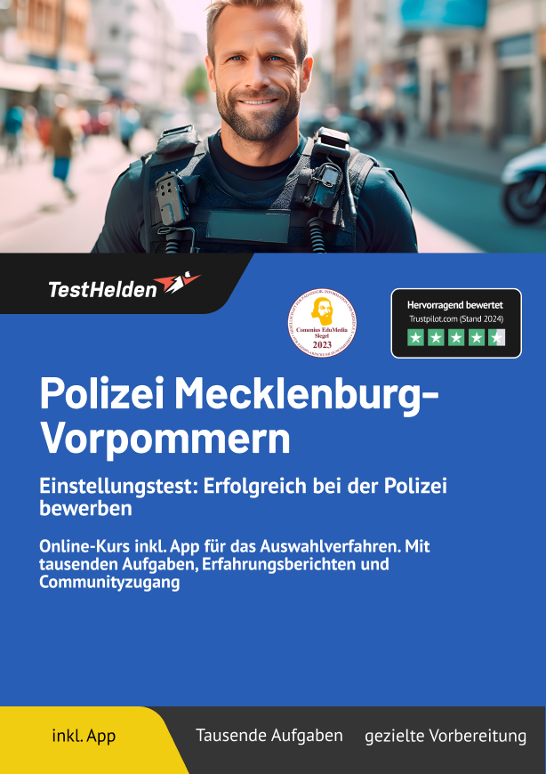 Cover: 9783988174901 | Polizei Mecklenburg-Vorpommern Einstellungstest: Bewerbung &amp;...