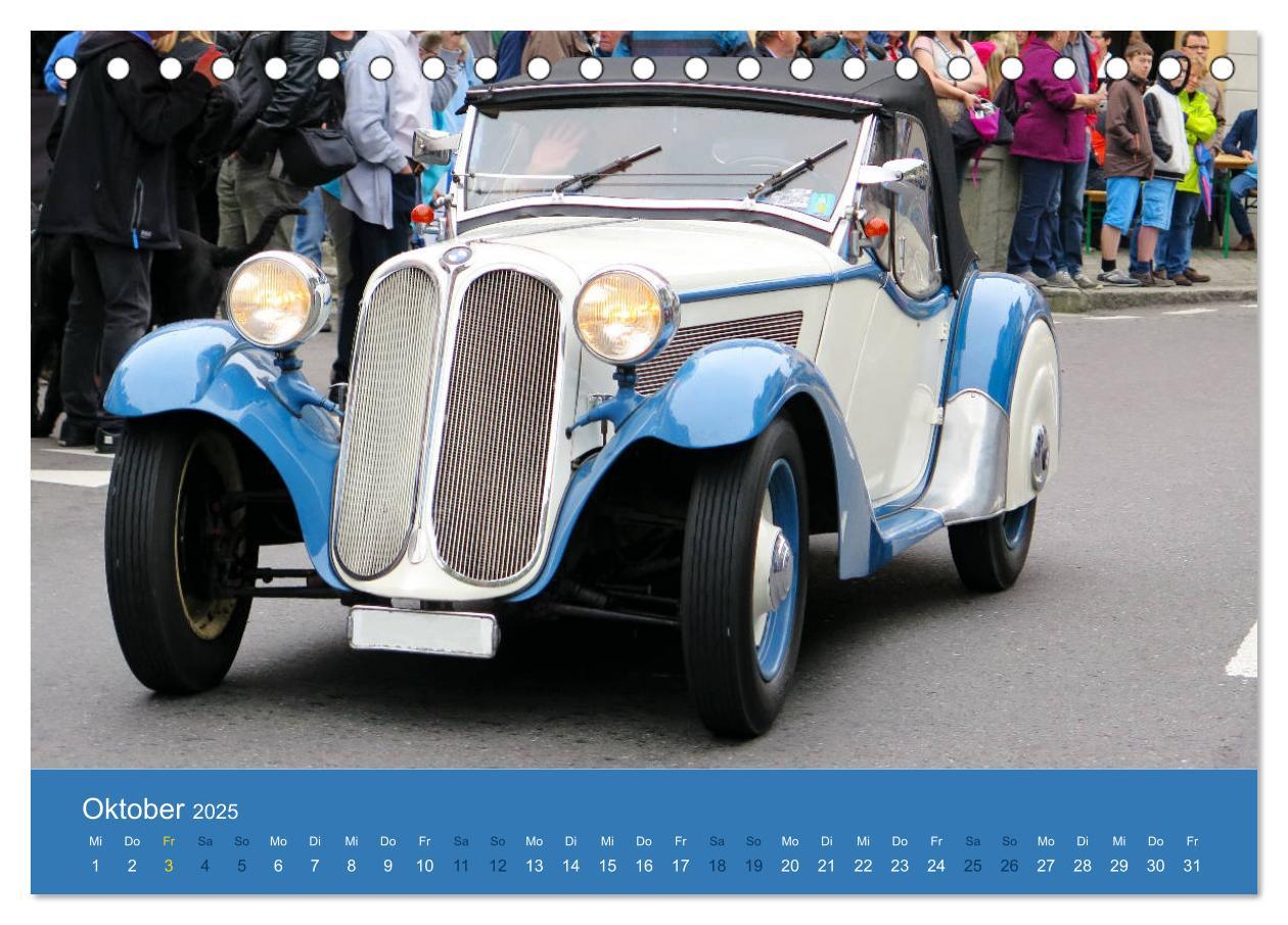 Bild: 9783435129034 | BMW Classics (Tischkalender 2025 DIN A5 quer), CALVENDO Monatskalender