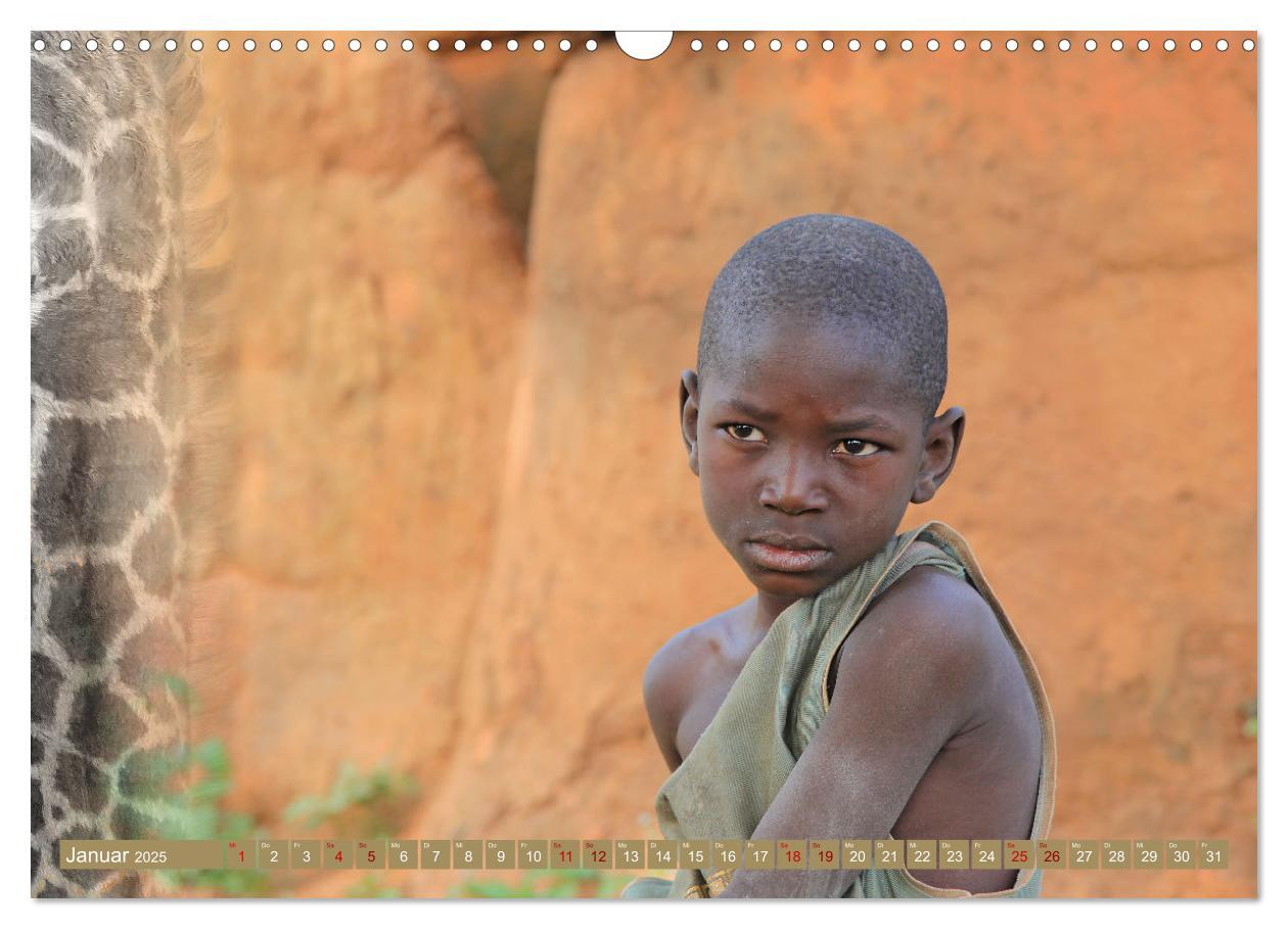 Bild: 9783383923784 | Afrika Kinder (Wandkalender 2025 DIN A3 quer), CALVENDO Monatskalender