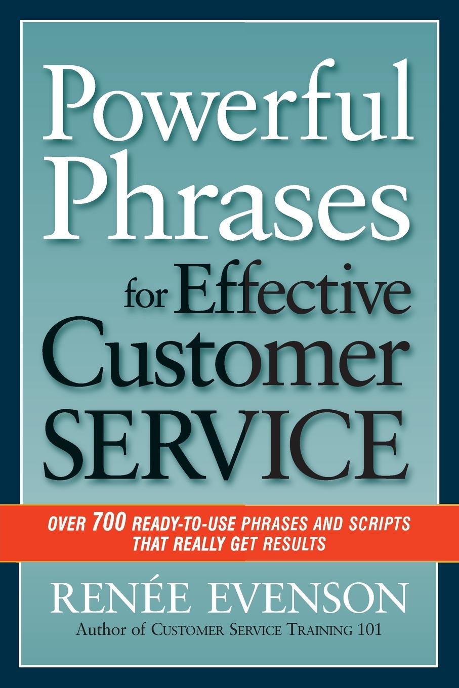 Cover: 9780814420324 | Powerful Phrases for Effective Customer Service | Renee Evenson | Buch