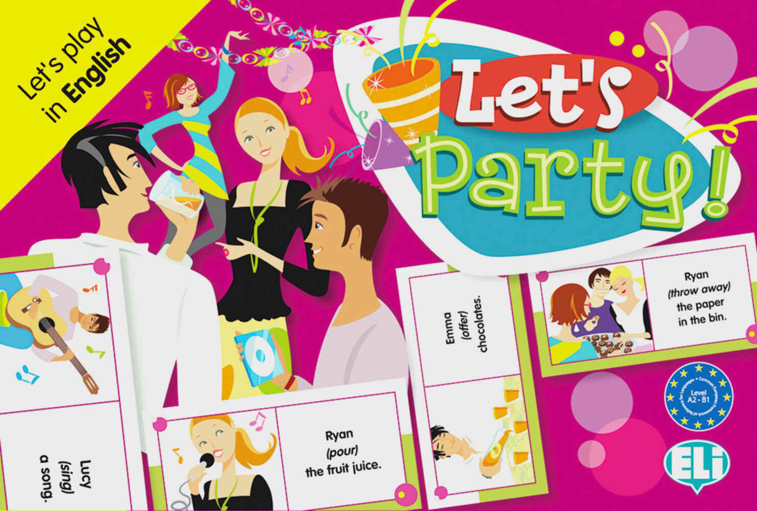 Cover: 9783125347977 | Let's party! (Spiel) | Spiel mit 48 Dominokarten und Spielanleitung