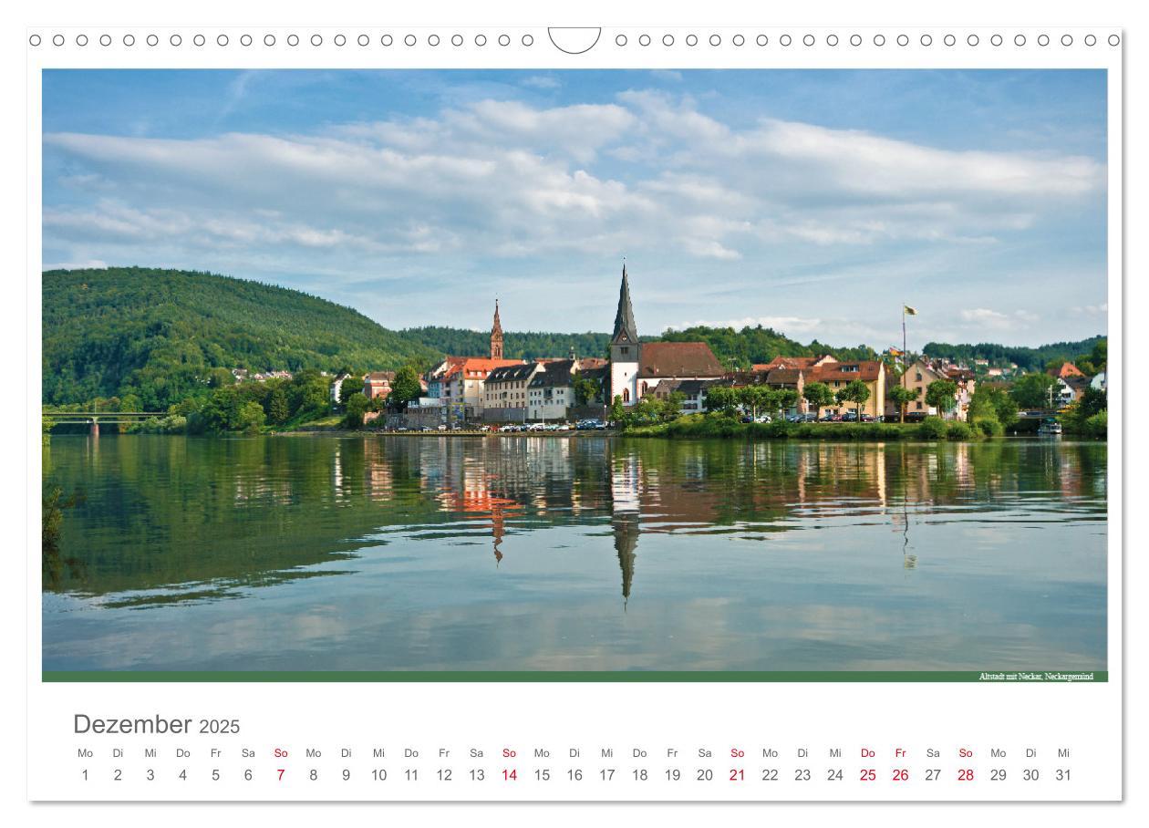 Bild: 9783435690060 | Der Neckar - Unterwegs in Deutschland (Wandkalender 2025 DIN A3...