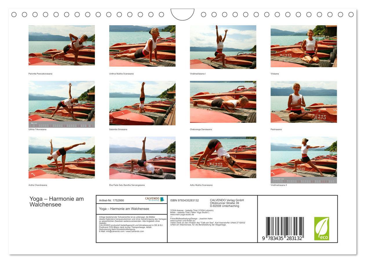 Bild: 9783435283132 | Yoga ¿ Harmonie am Walchensee (Wandkalender 2025 DIN A4 quer),...