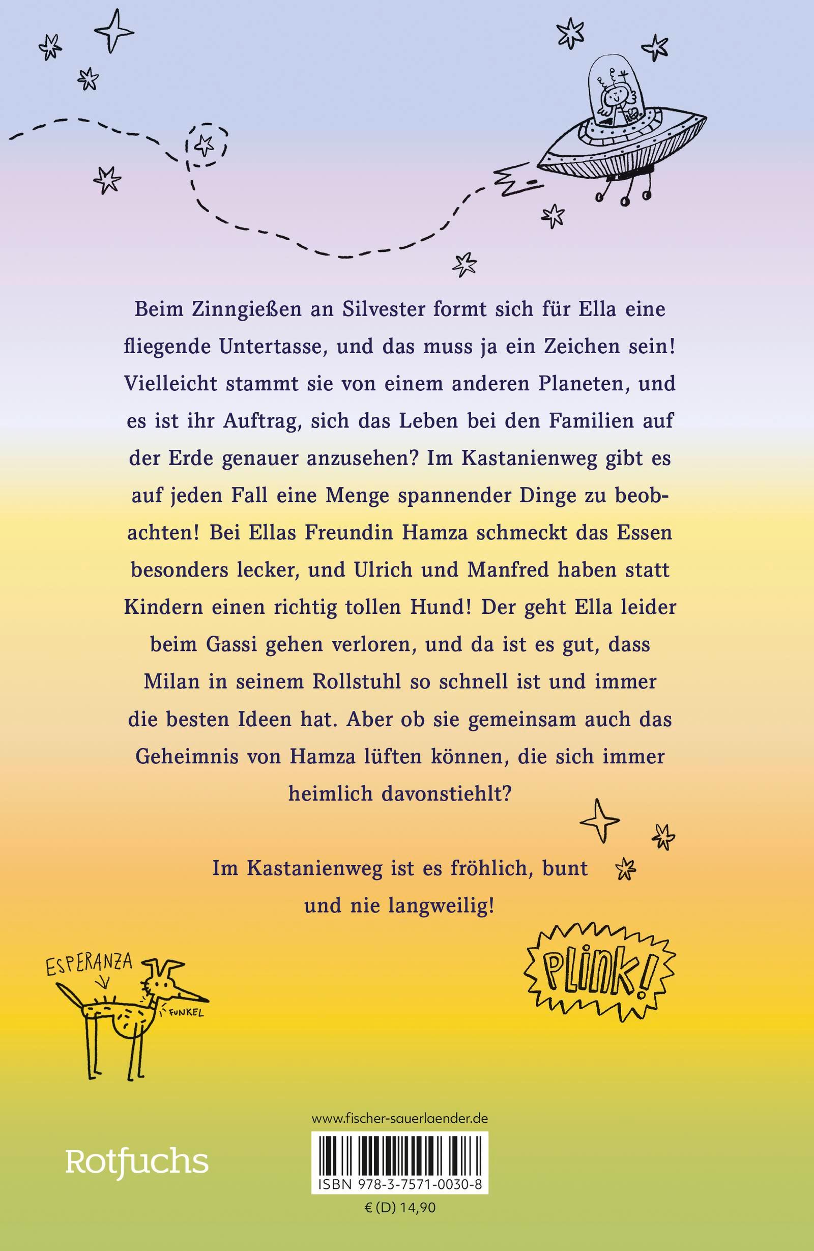 Rückseite: 9783757100308 | Kastanienweg Nr. Kunterbunt - Ellas Marsmädchen-Tagebuch | Klitzing