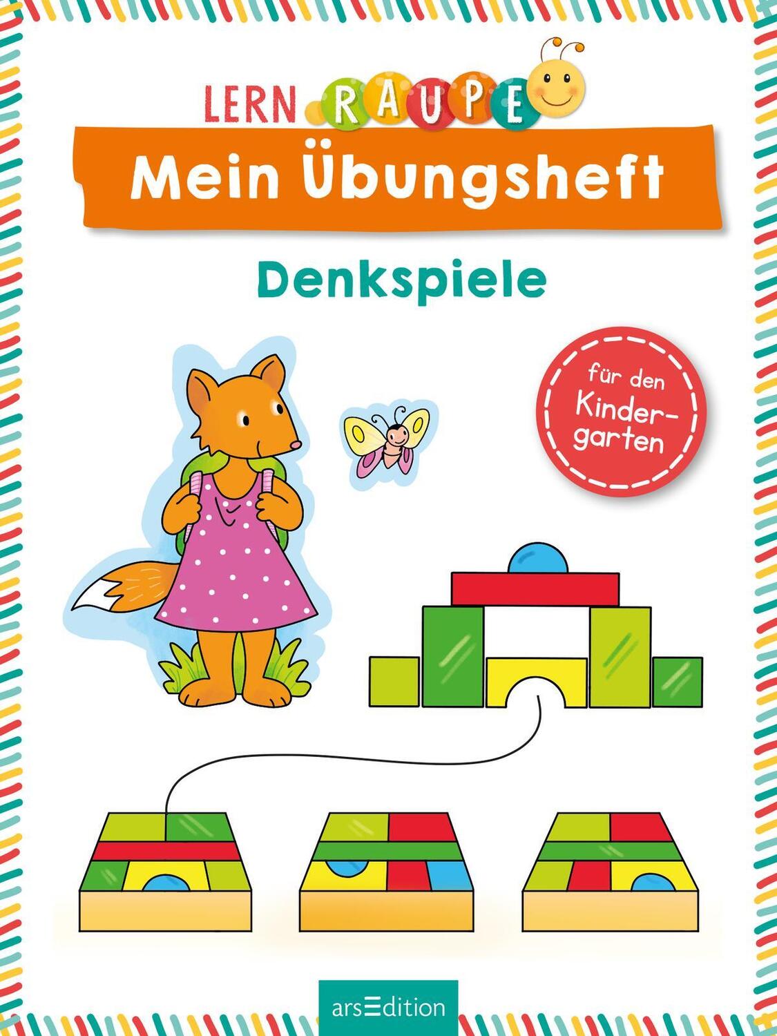 Bild: 9783845855981 | Lernraupe - Mein Übungsheft - Denkspiele | Für den Kindergarten | Buch