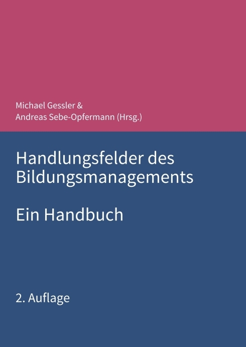 Cover: 9783748201861 | Handlungsfelder des Bildungsmanagements | Ein Handbuch | Taschenbuch