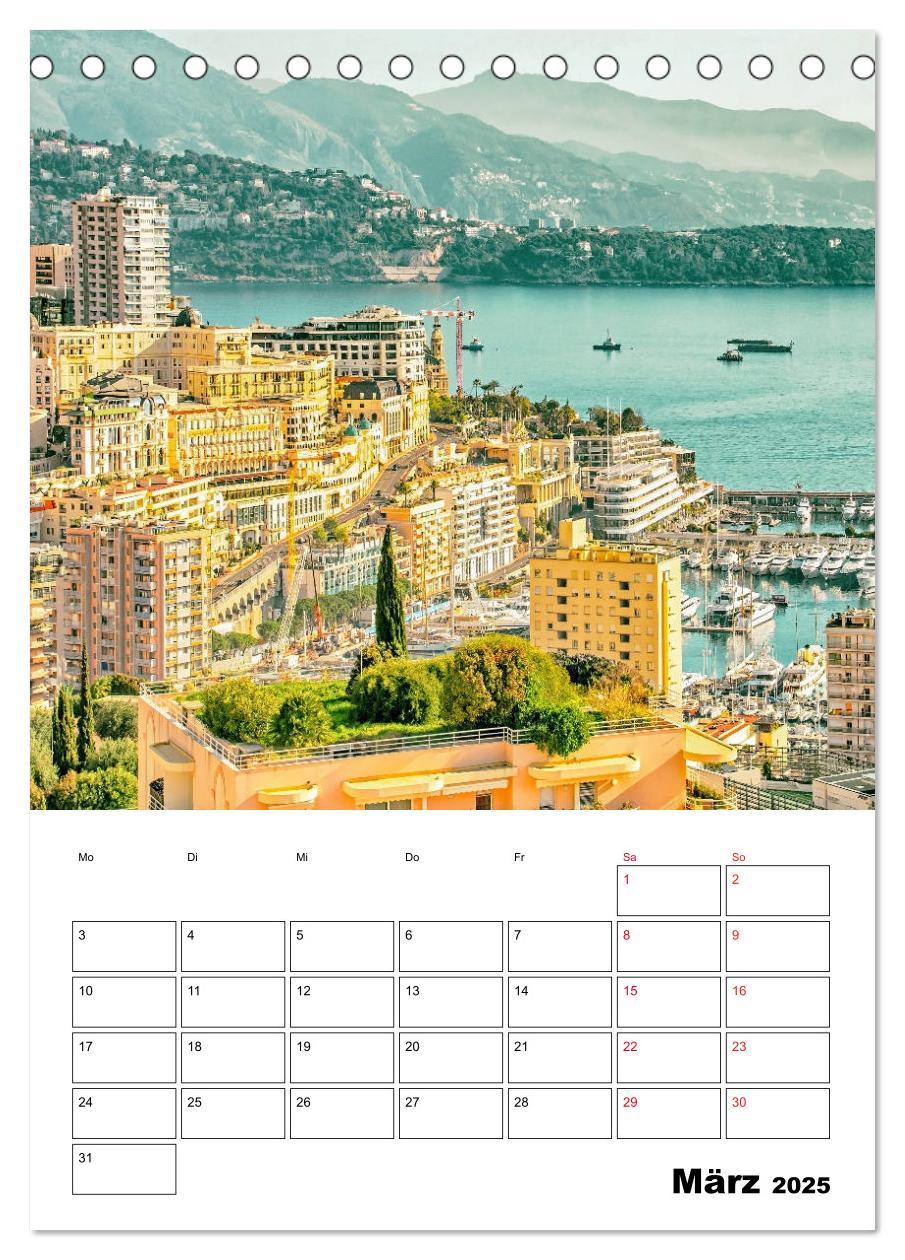 Bild: 9783435939619 | Monaco - Fürstentum an der Côte d'Azur (Tischkalender 2025 DIN A5...