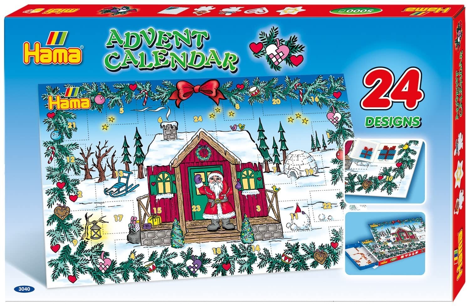 Cover: 28178030407 | Hama 3040 - Adventskalender 5000 Maxi-Perlen | Adventskalender | 2020