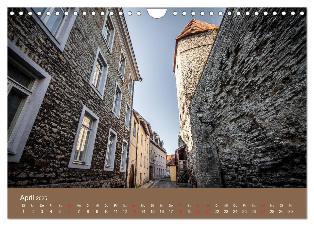 Bild: 9783435572113 | Tallinn - Streifzug durch die Altstadt (Wandkalender 2025 DIN A4...