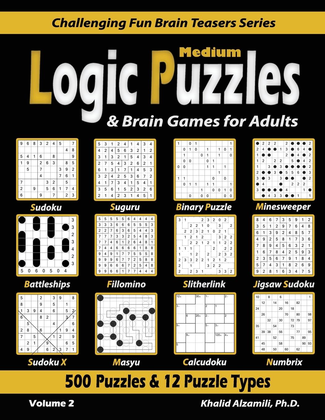 Cover: 9789922636085 | Medium Logic Puzzles &amp; Brain Games for Adults | Khalid Alzamili | Buch