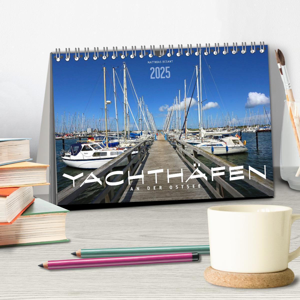 Bild: 9783435263929 | YACHTHÄFEN AN DER OSTSEE (Tischkalender 2025 DIN A5 quer), CALVENDO...