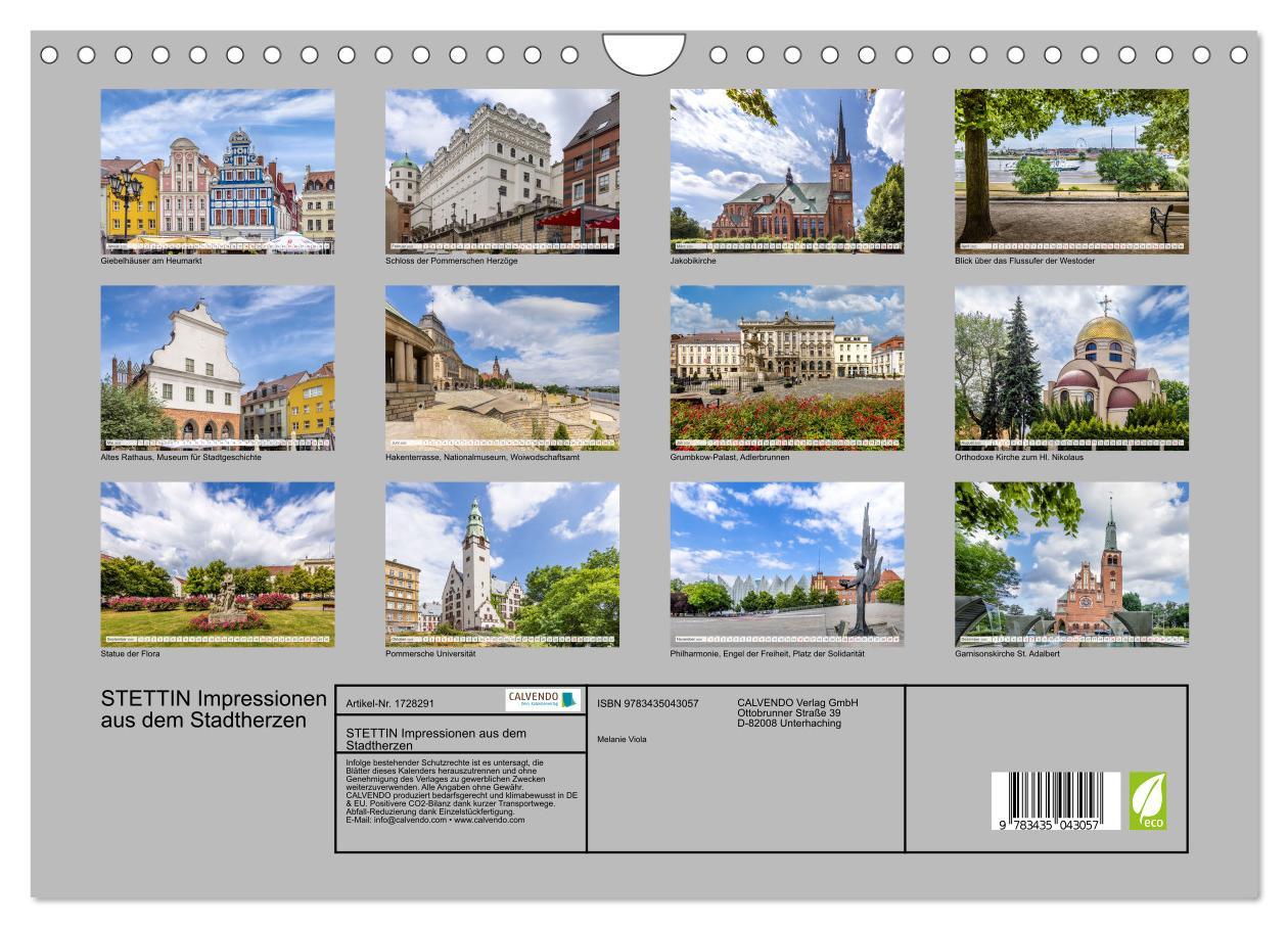 Bild: 9783435043057 | STETTIN Impressionen aus dem Stadtherzen (Wandkalender 2025 DIN A4...