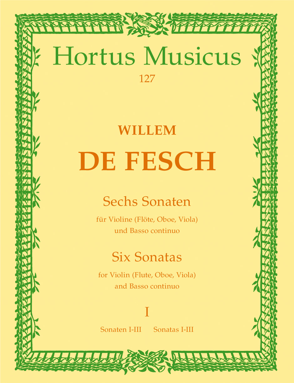 Cover: 9790006002627 | Six Sonatas for Violin | Willem de Fesch | Buch | Bärenreiter Verlag