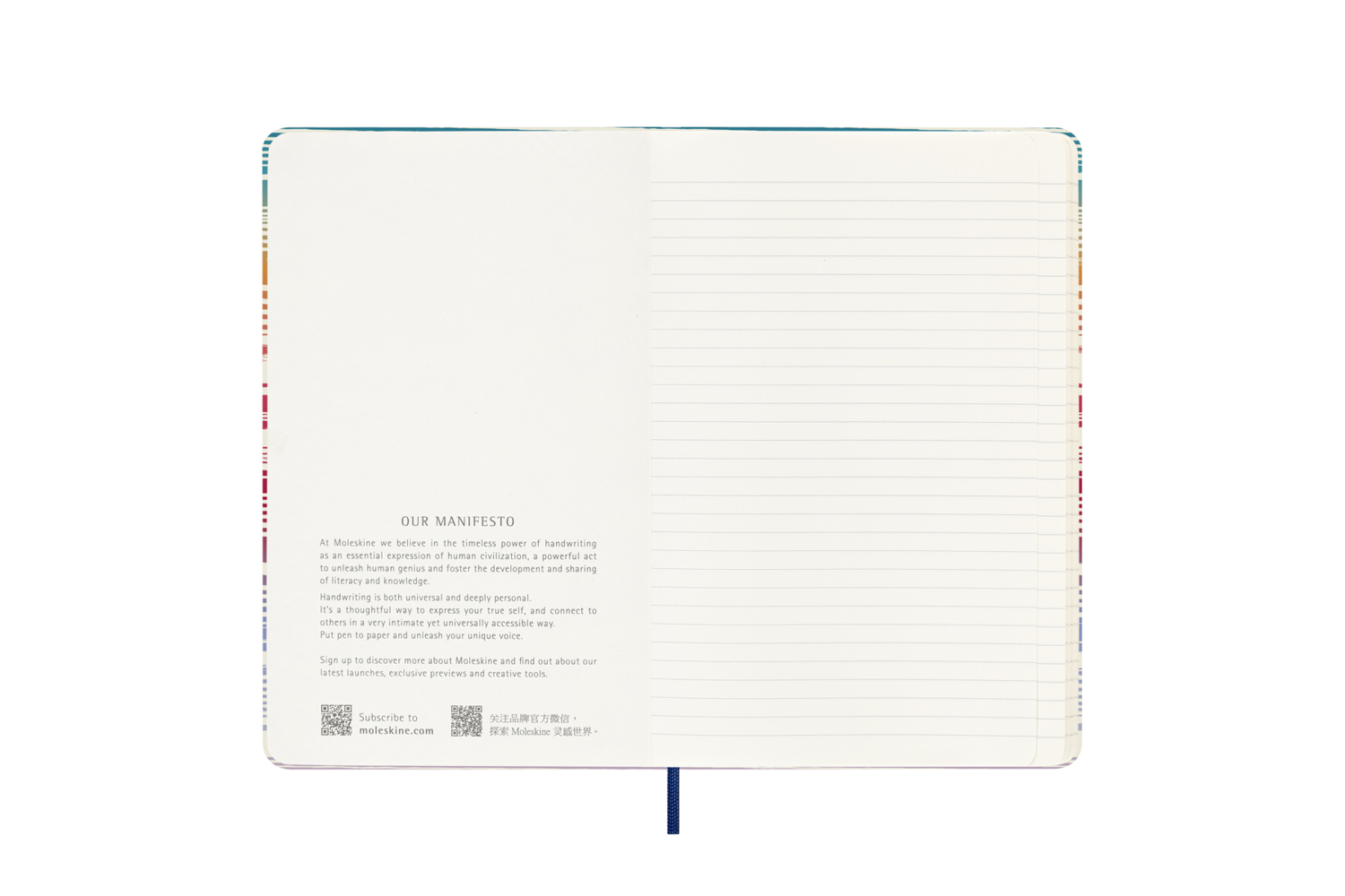 Bild: 8051575589706 | Moleskine Notizbuch - Missoni, Large/A5, liniert, Stoffeinband, Fiamm