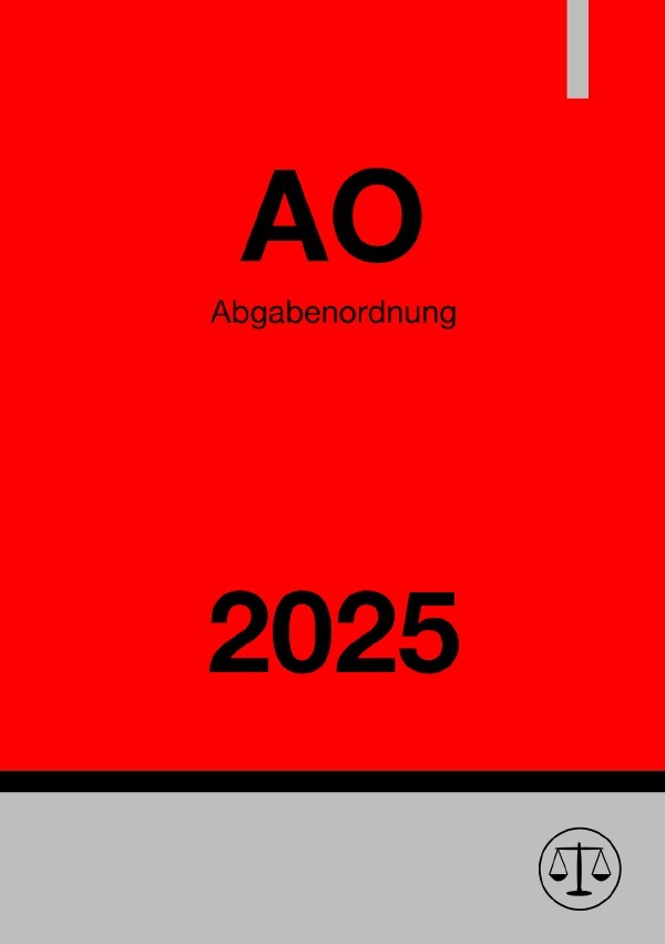 Cover: 9783818728090 | Abgabenordnung - AO 2025 | DE | Ronny Studier | Taschenbuch | 296 S.