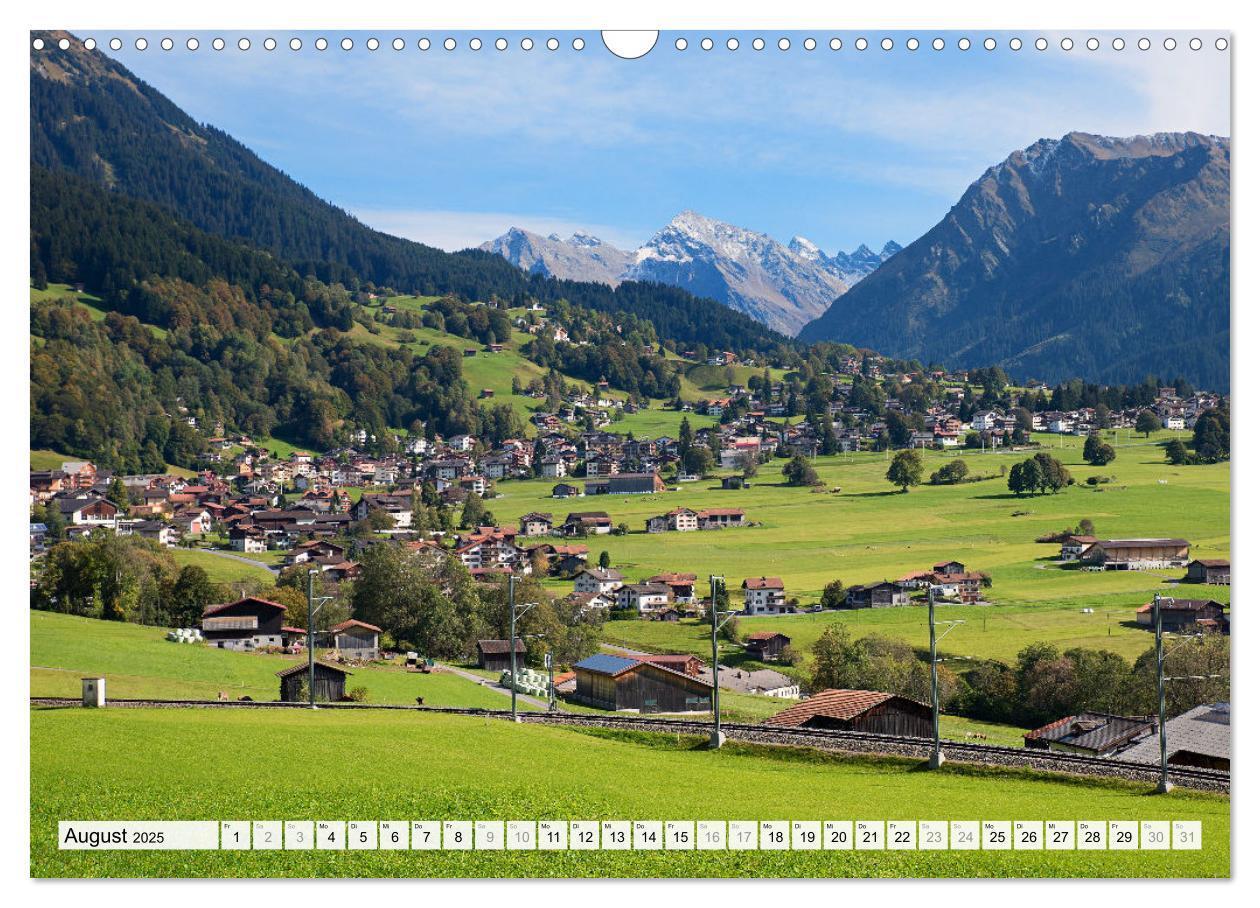 Bild: 9783383832741 | Graubündner Landschaften (Wandkalender 2025 DIN A3 quer), CALVENDO...