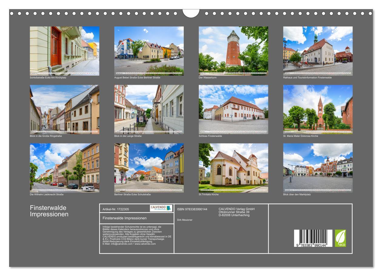 Bild: 9783383990144 | Finsterwalde Impressionen (Wandkalender 2025 DIN A3 quer), CALVENDO...