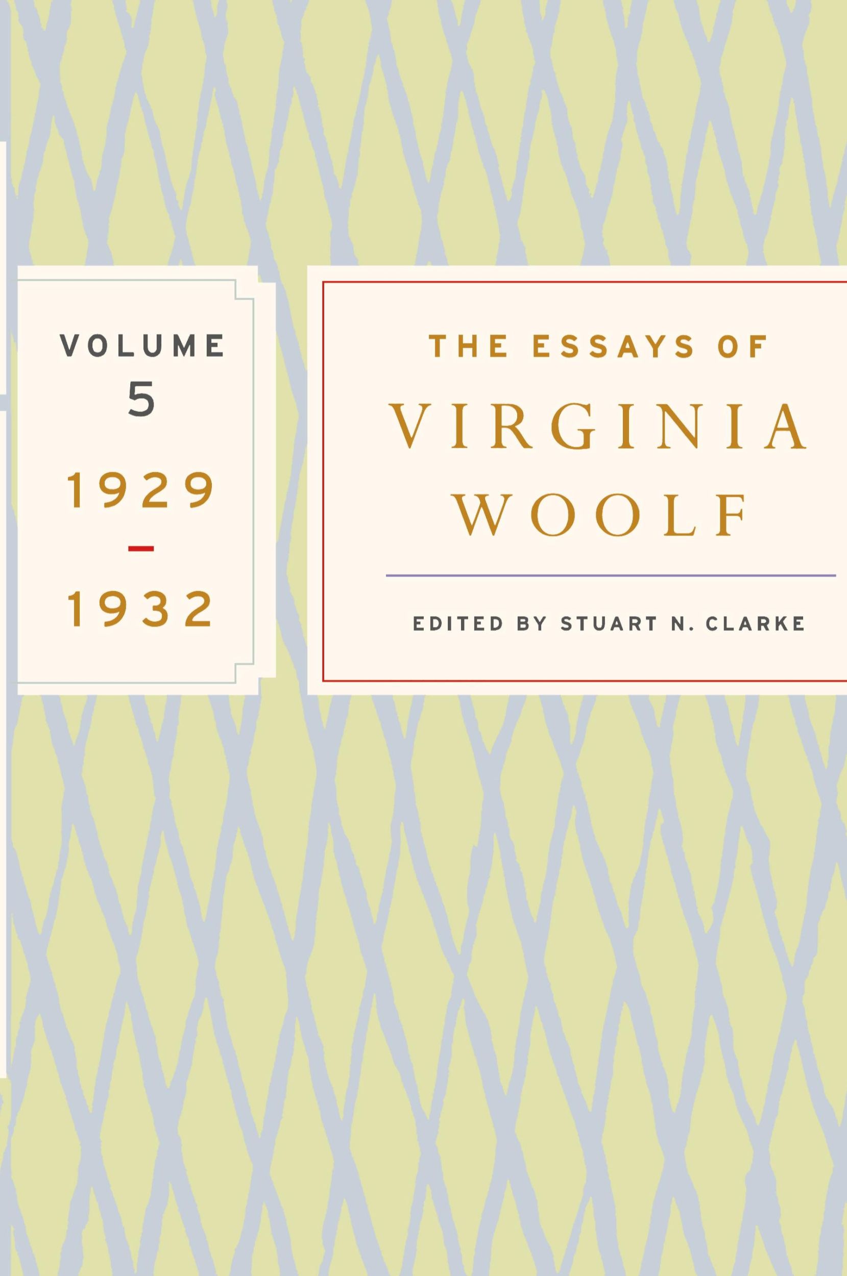 Cover: 9780547385341 | The Essays of Virginia Woolf, Volume 5 | 1929-1932 | Virginia Woolf