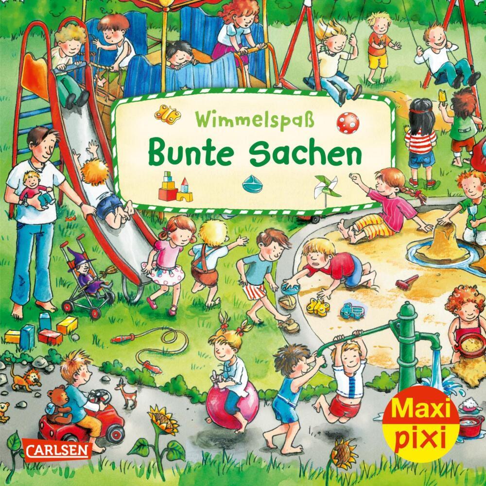 Cover: 9783551033406 | Maxi Pixi 423: Wimmelspaß Bunte Sachen | Katharina Wieker (u. a.)