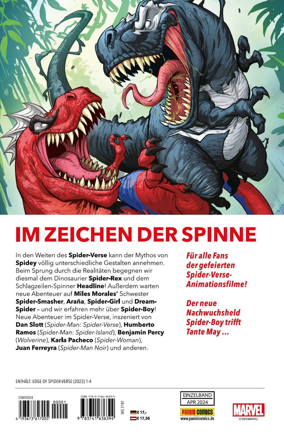 Rückseite: 9783741636394 | Spider-Verse: Neue Geschichten aus dem Multiversum | Perez (u. a.)