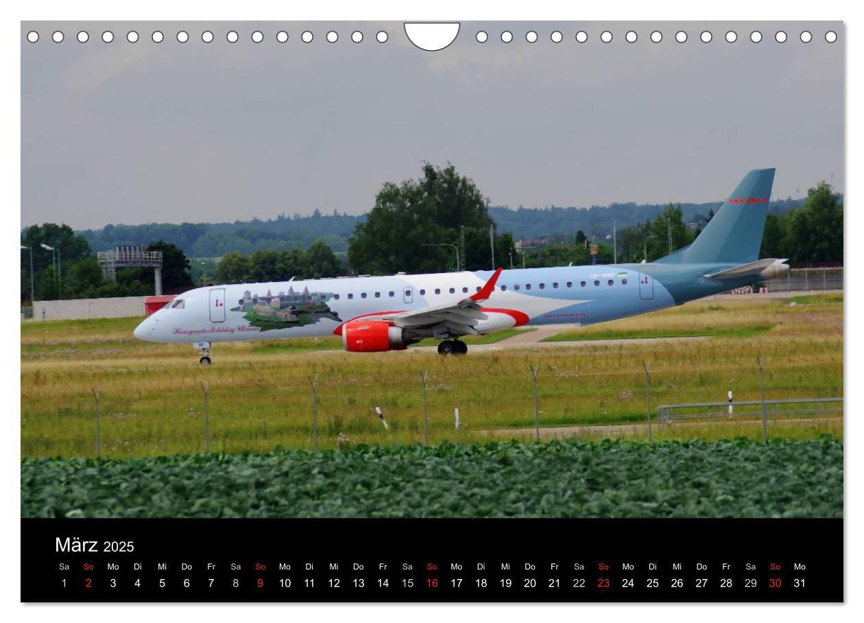 Bild: 9783435818860 | Giganten der Lüfte am Airport Stuttgart (Wandkalender 2025 DIN A4...