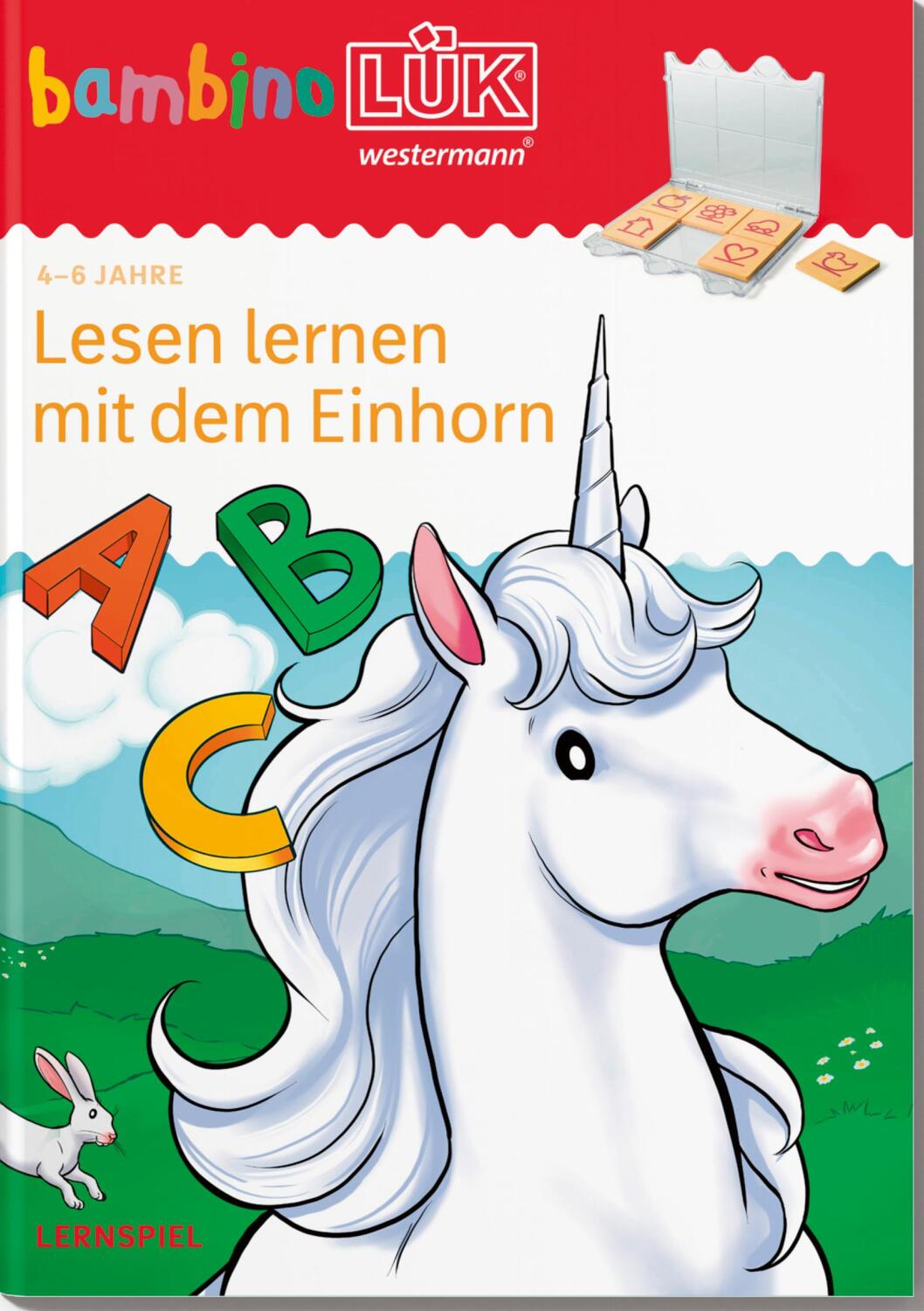 Cover: 9783072479325 | bambinoLÜK. Vorschule. Lesen lernen mit dem Einhorn 4/5/6 Jahre | 2022