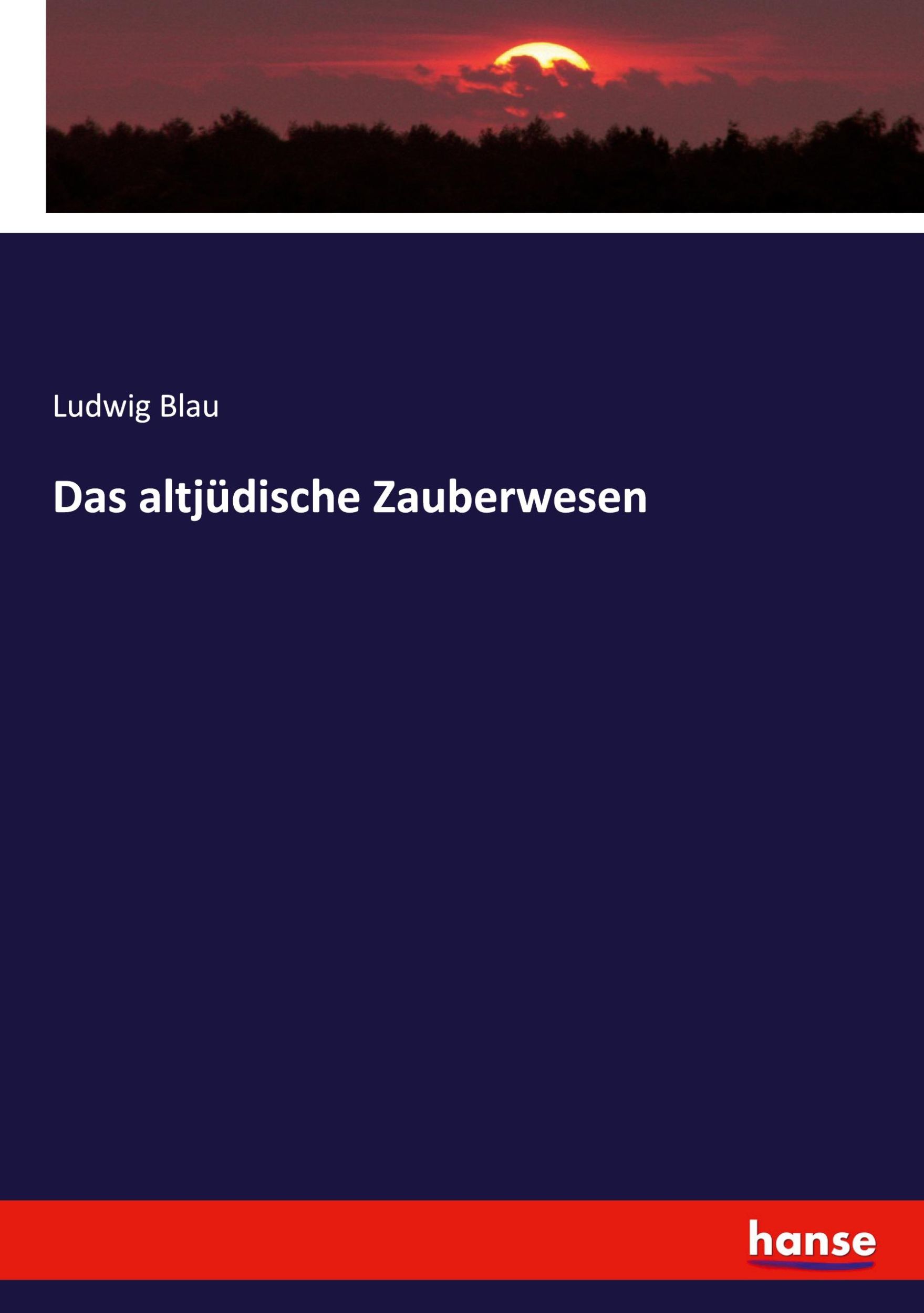 Cover: 9783743350168 | Das altjüdische Zauberwesen | Ludwig Blau | Taschenbuch | Paperback