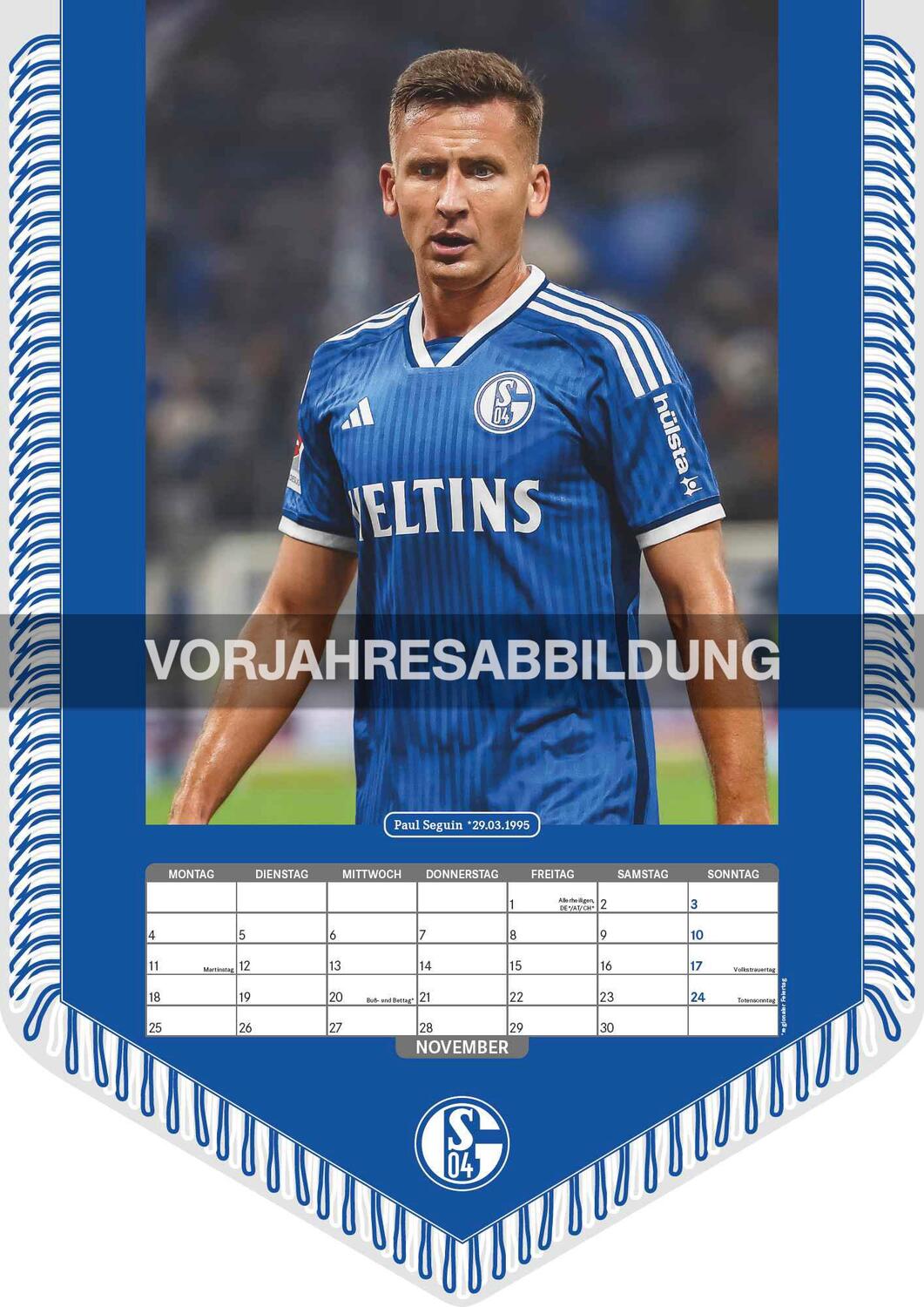 Bild: 4002725994462 | FC Schalke 04 2025 - Bannerkalender - Fan-Kalender -...