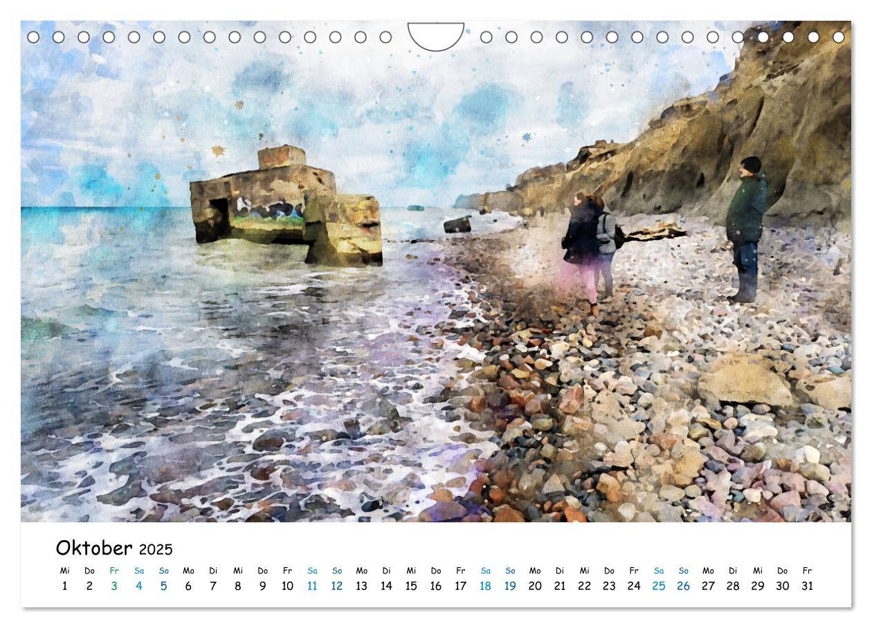 Bild: 9783435145140 | Aquarell Illustrationen vom Darß (Wandkalender 2025 DIN A4 quer),...