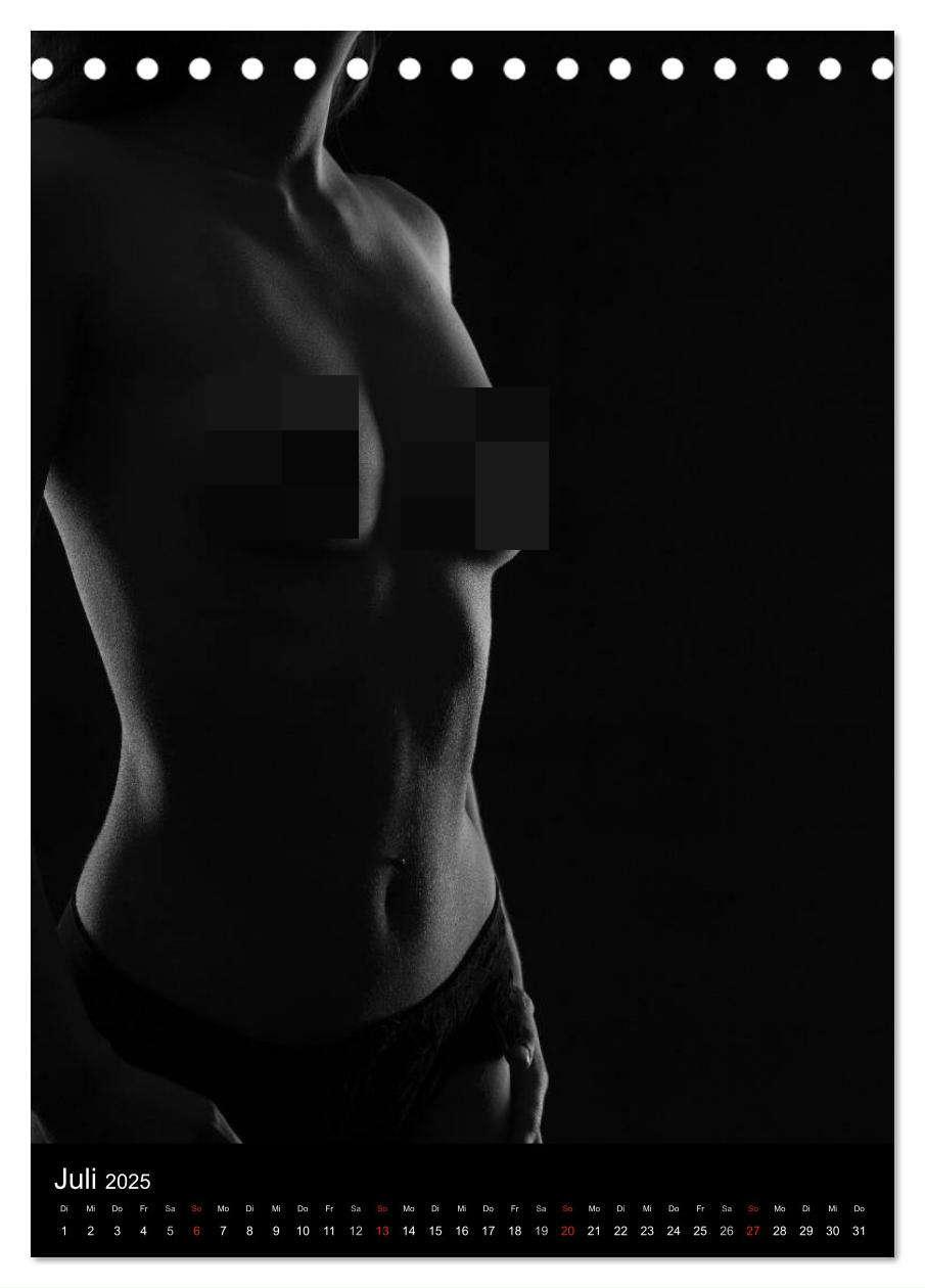 Bild: 9783457079911 | Erotische Silhouetten / CH-Version (Tischkalender 2025 DIN A5...