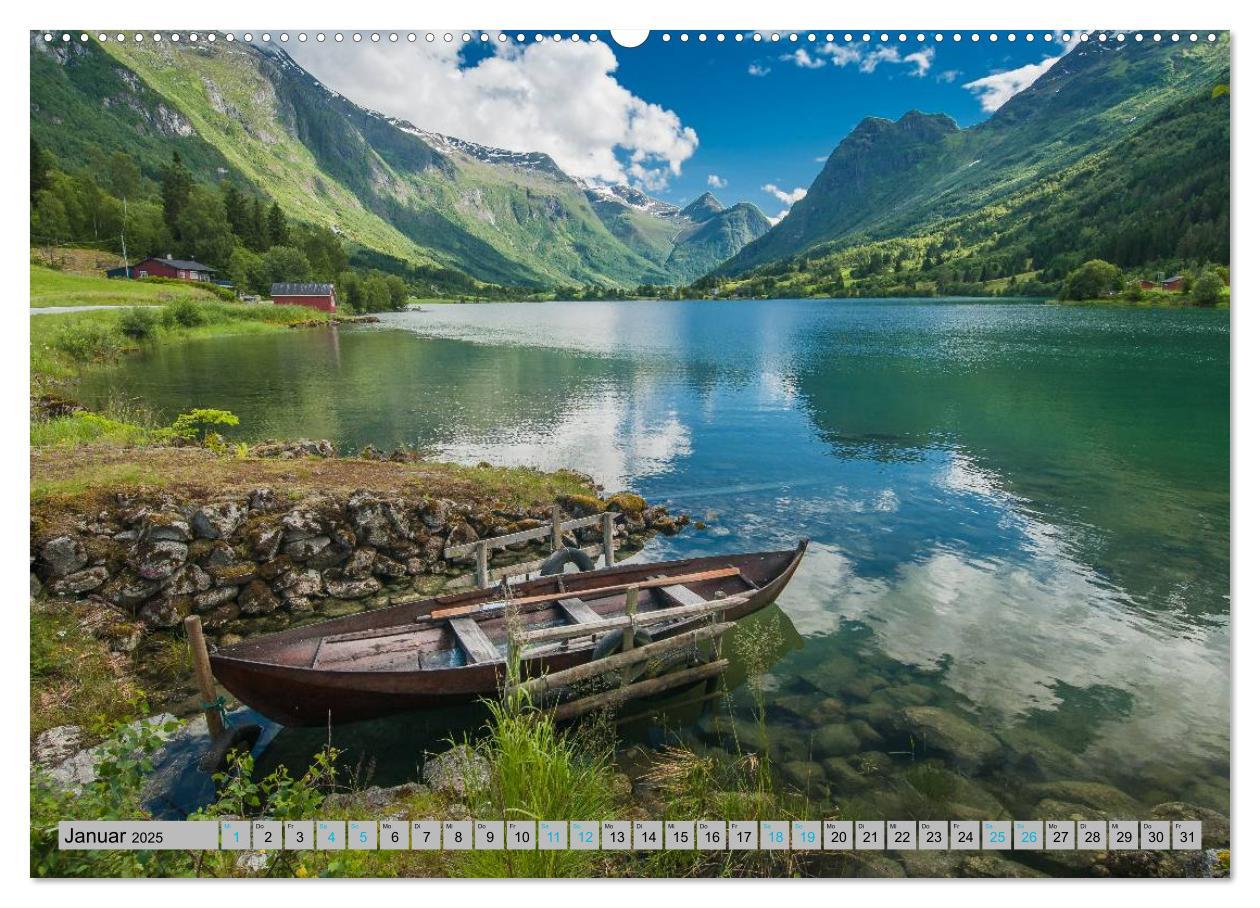 Bild: 9783435603930 | Sommer in Norwegen (hochwertiger Premium Wandkalender 2025 DIN A2...