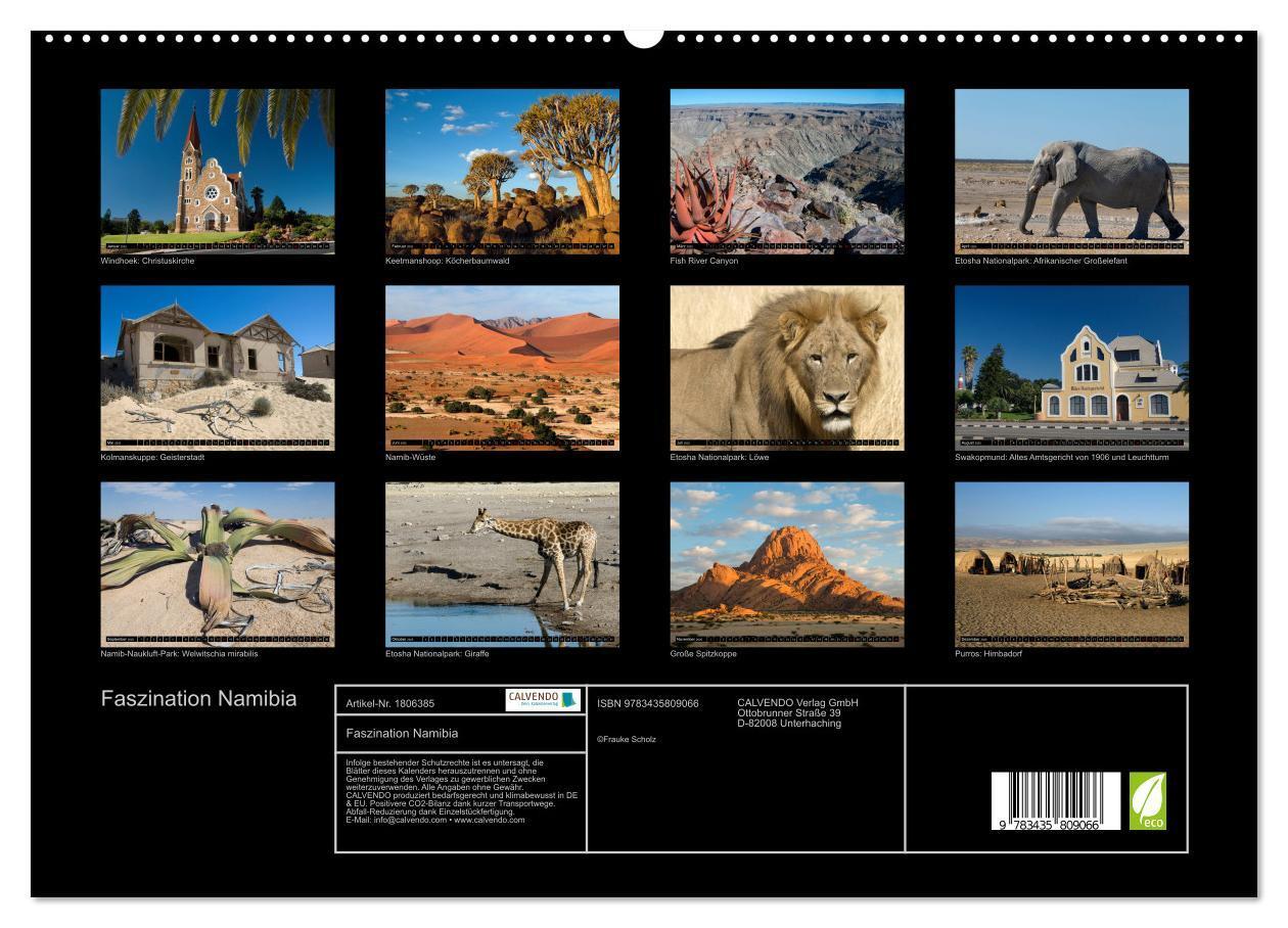 Bild: 9783435809066 | Faszination Namibia (hochwertiger Premium Wandkalender 2025 DIN A2...