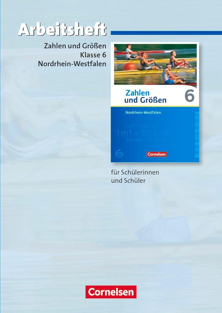 Cover: 9783060028900 | Zahlen und Größen 6. Schuljahr. Arbeitsheft mit eingelegten...