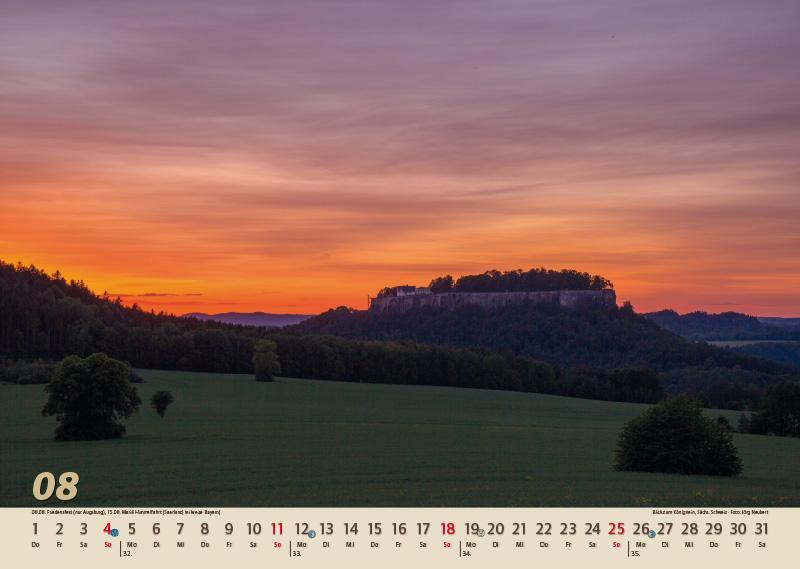 Bild: 9783957561411 | Glanzlichter Sachsen 2025 | Jörg Neubert | Kalender | Deutsch | 2025