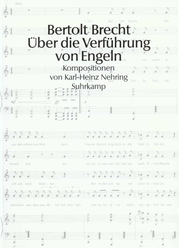 Cover: 9783518409800 | Über die Verführung von Engeln | Bertolt Brecht | Taschenbuch | 92 S.