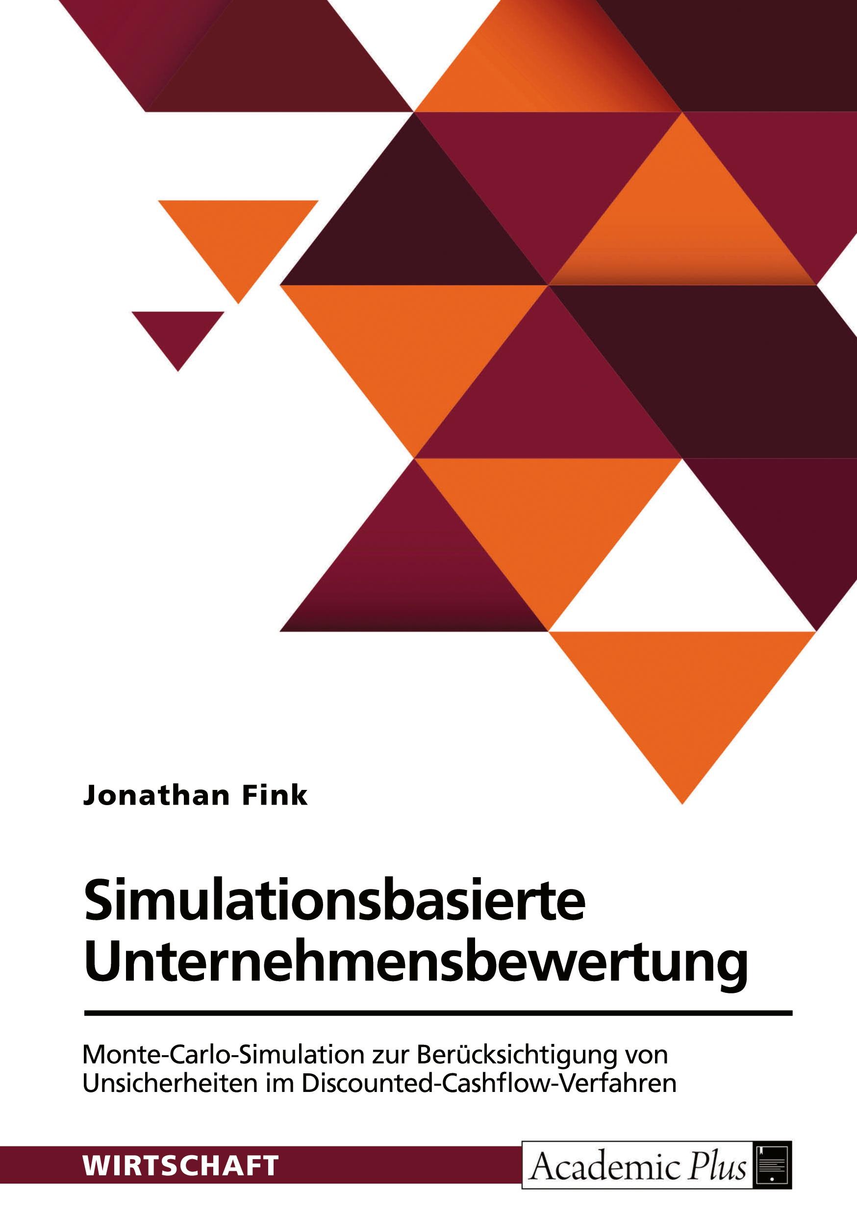 Cover: 9783389077030 | Simulationsbasierte Unternehmensbewertung. Monte-Carlo-Simulation...