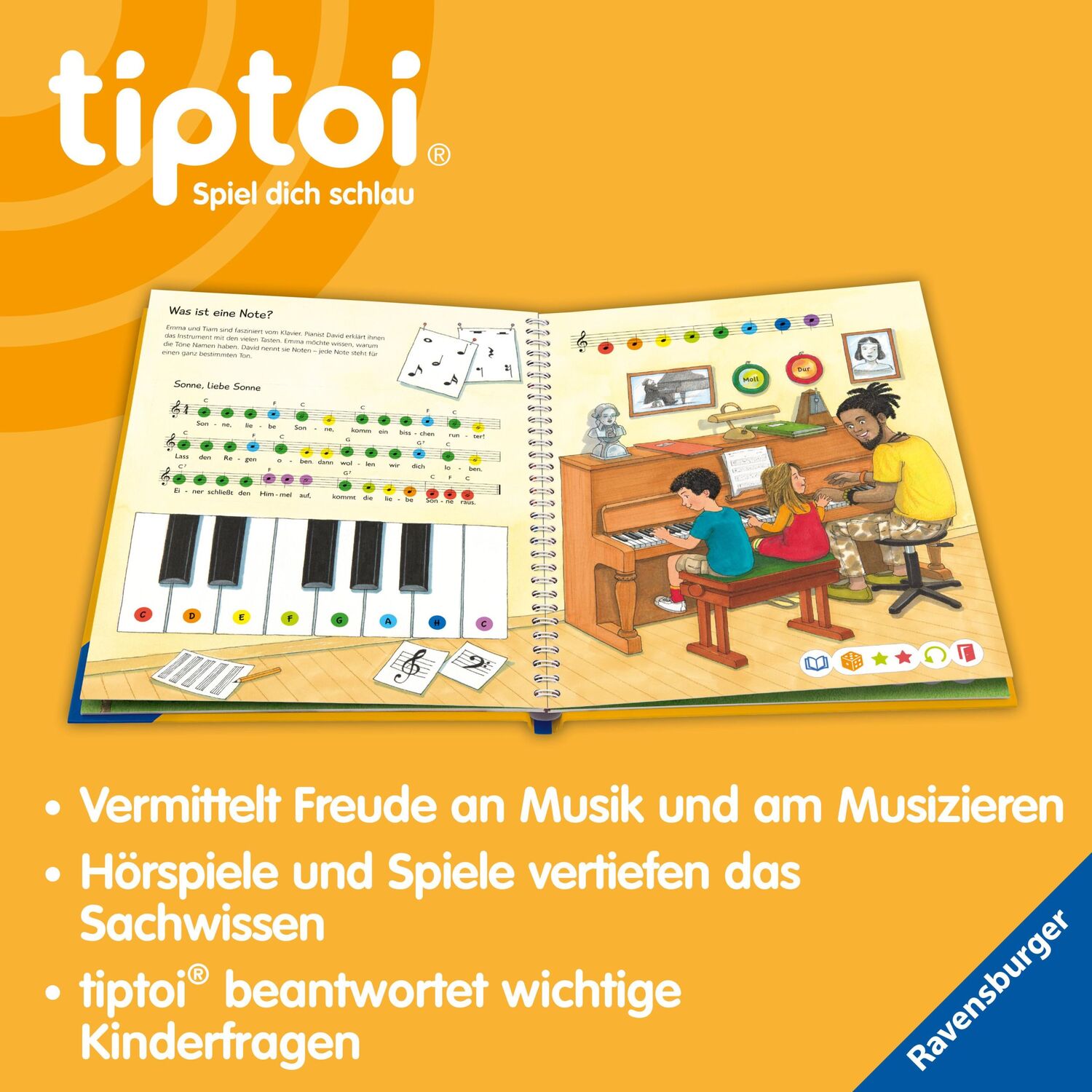 Bild: 9783473492800 | tiptoi® Wieso? Weshalb? Warum? Wir entdecken die Musik | Inka Friese