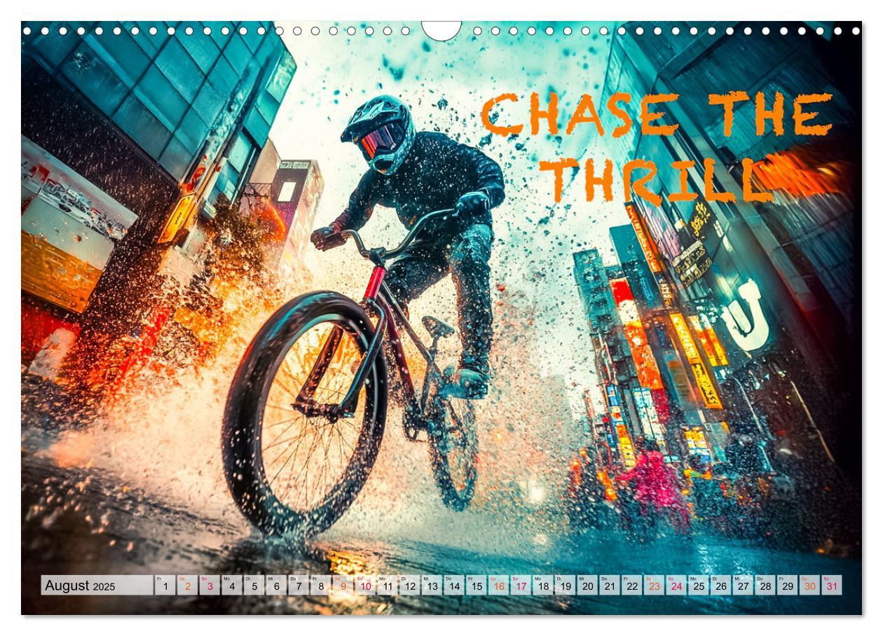 Bild: 9783457184851 | BMX - Coole Slogans (Wandkalender 2025 DIN A3 quer), CALVENDO...