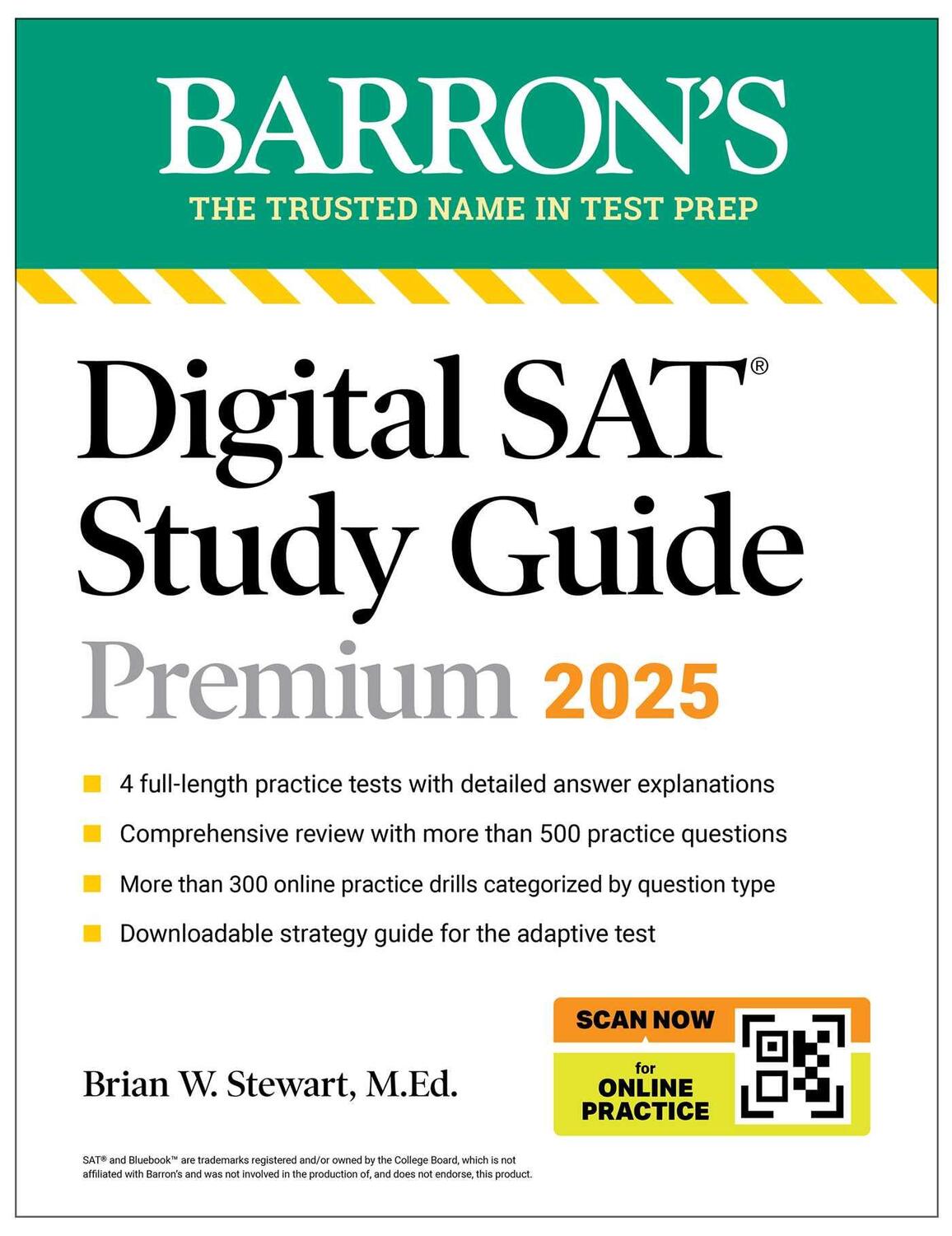 Cover: 9781506292489 | Digital SAT Study Guide Premium, 2025: 4 Practice Tests +...