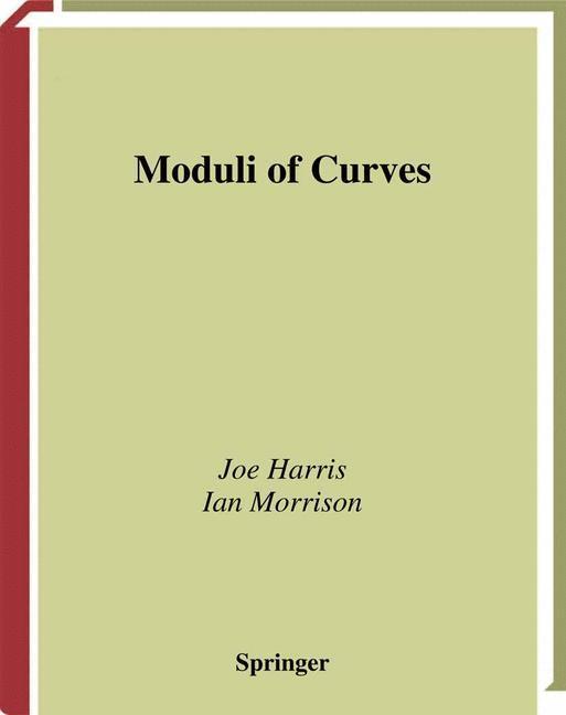 Bild: 9780387984292 | Moduli of Curves | Ian Morrison (u. a.) | Taschenbuch | Englisch