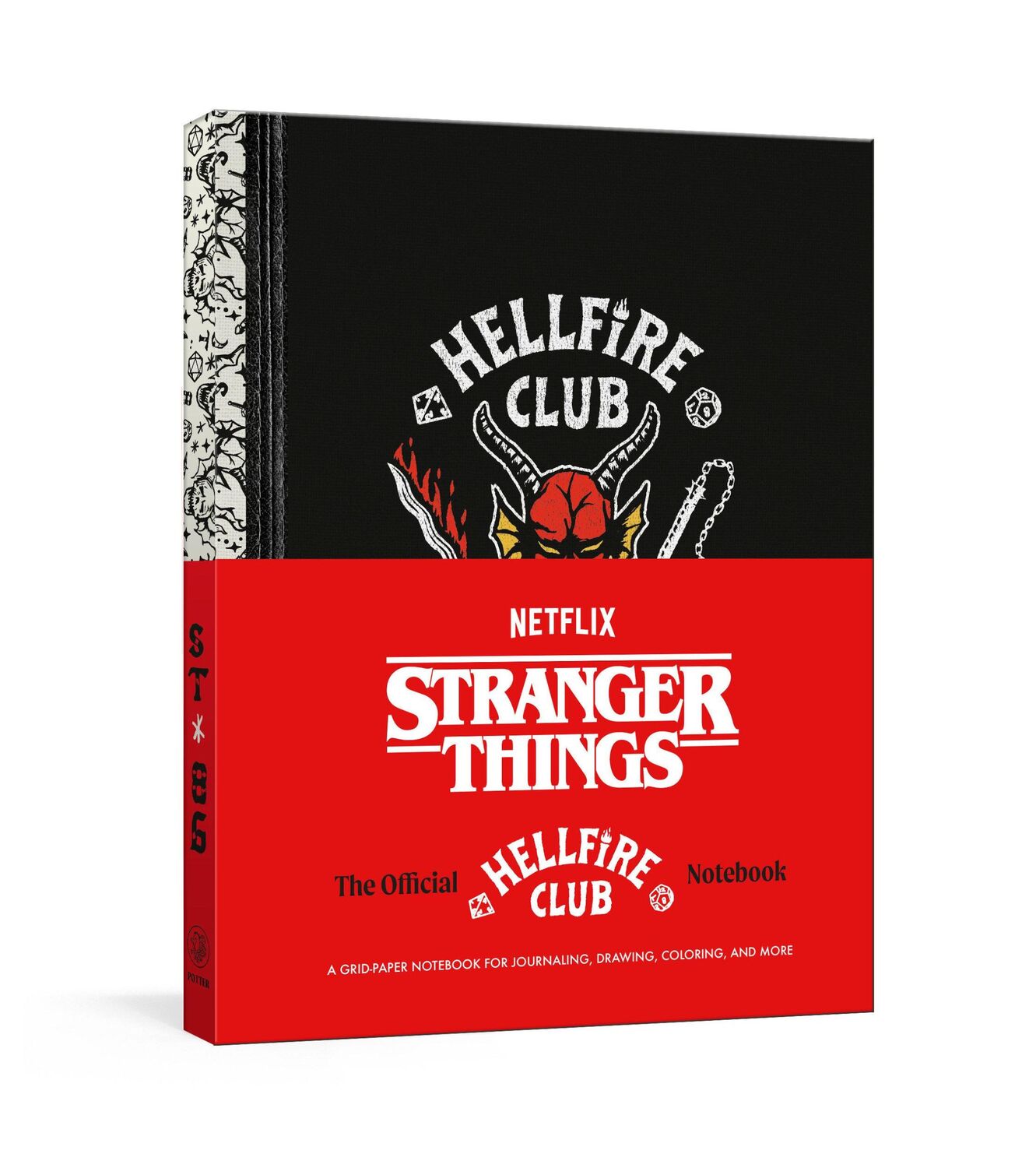 Cover: 9780593581384 | Stranger Things: The Official Hellfire Club Notebook | Netflix | Buch