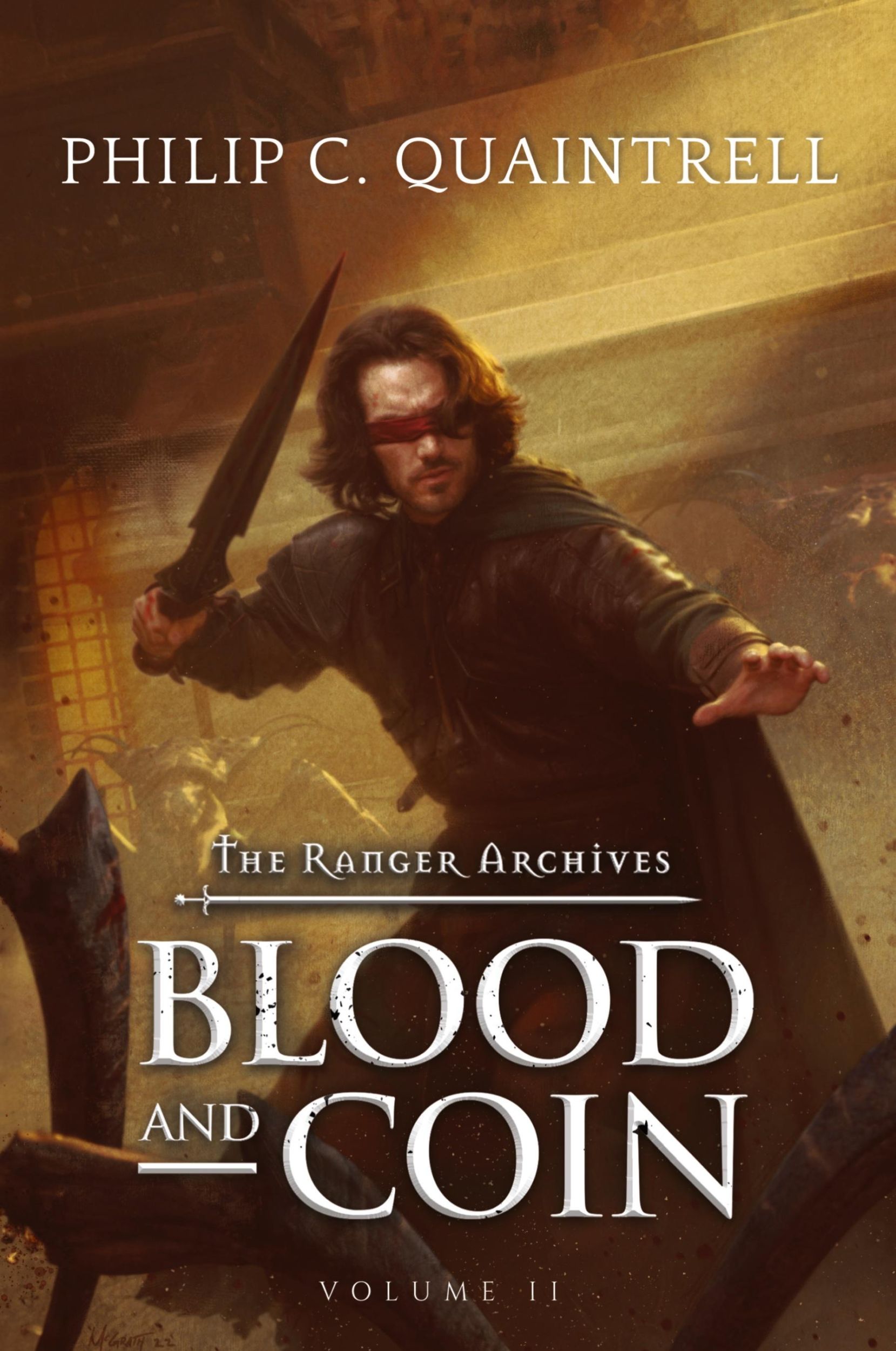 Cover: 9781916610194 | Blood and Coin | (The Ranger Archives: Book 2) | Philip C. Quaintrell