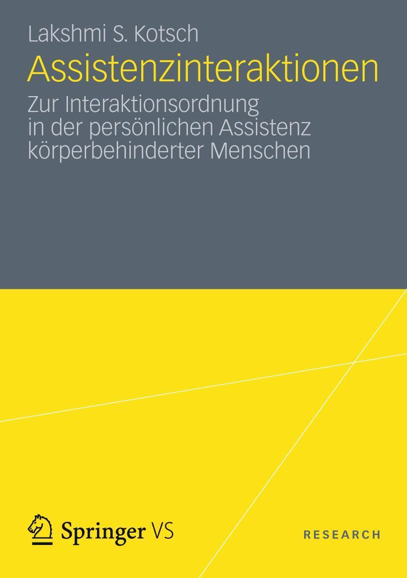 Cover: 9783531175454 | Assistenzinteraktionen | Lakshmi Kotsch | Taschenbuch | 213 S. | 2012