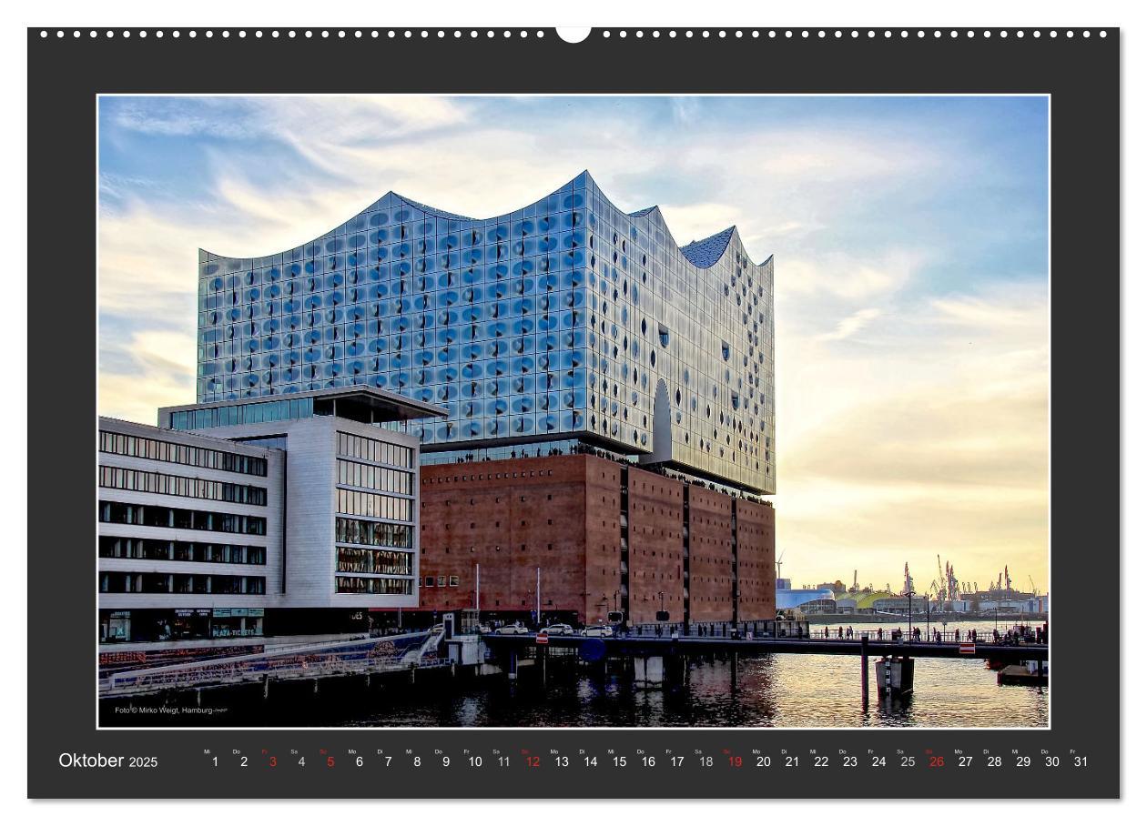 Bild: 9783435329403 | Die Elbphilharmonie Hamburg (Wandkalender 2025 DIN A2 quer),...