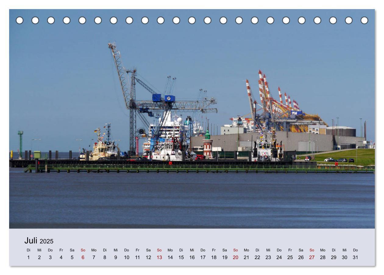 Bild: 9783435355181 | Bremerhaven. Die Seestadt an der Nordseeküste (Tischkalender 2025...