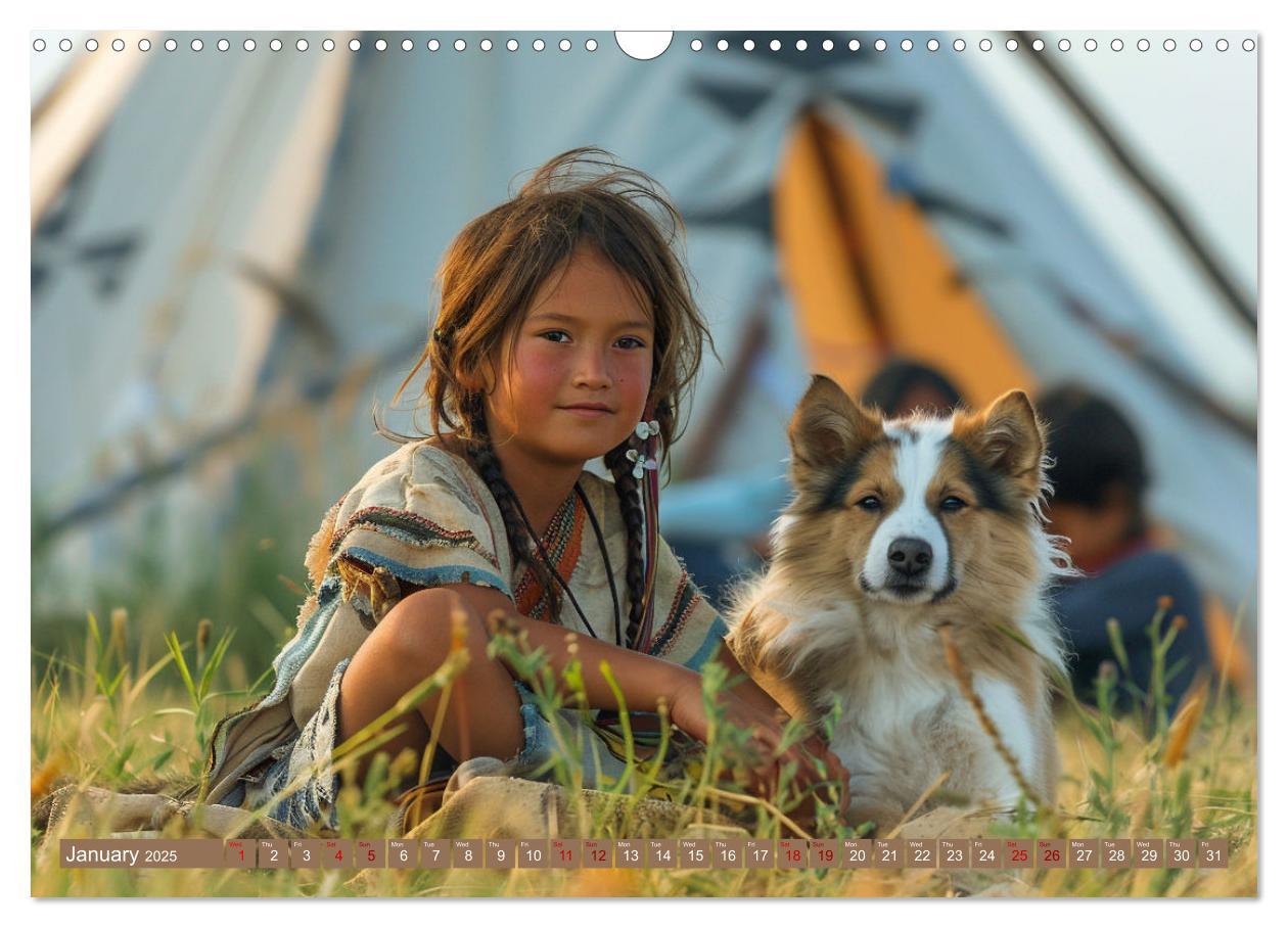 Bild: 9781325978021 | Native American Soul (Wall Calendar 2025 DIN A3 landscape),...