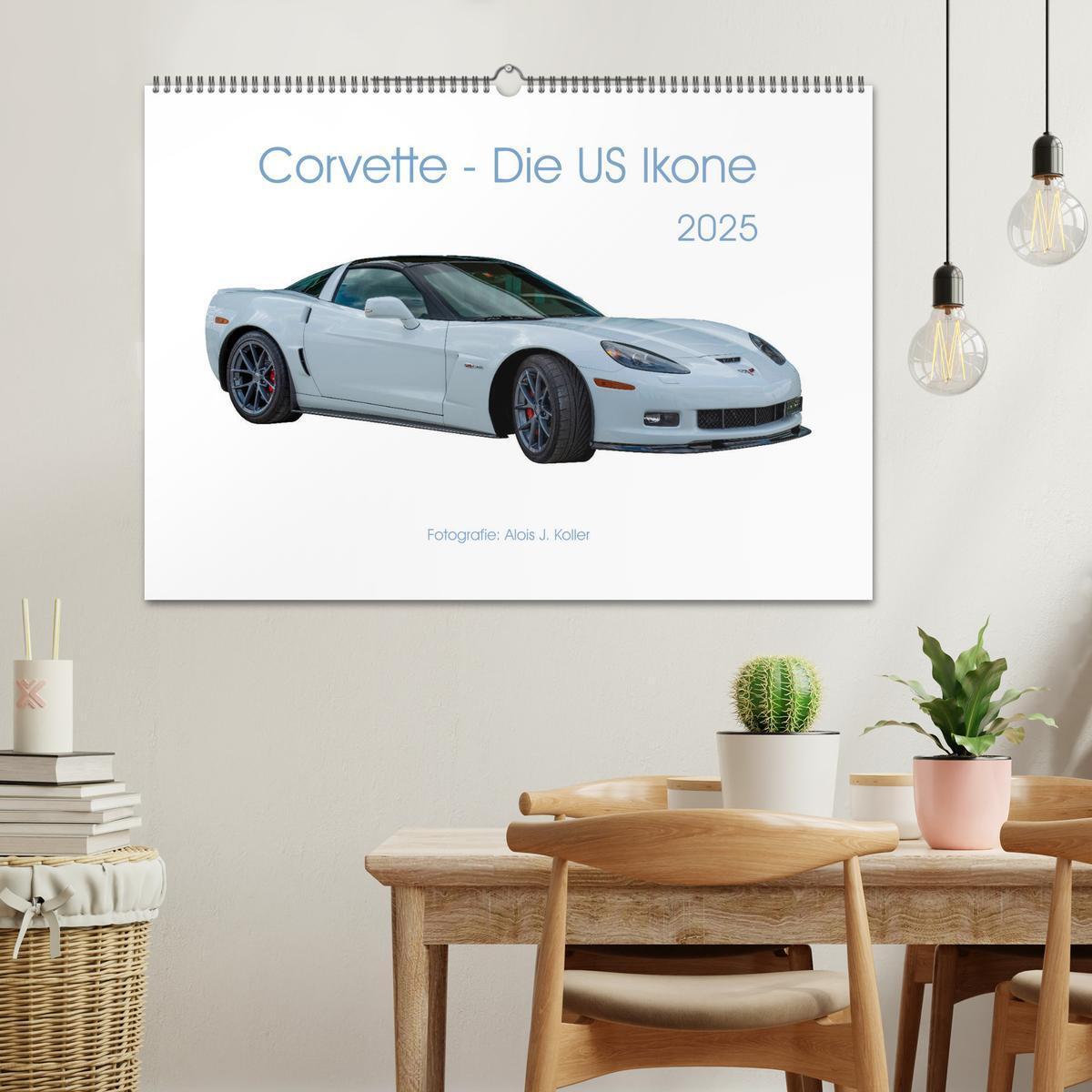 Bild: 9783435572960 | Corvette - Die US Ikone 2025 (Wandkalender 2025 DIN A2 quer),...