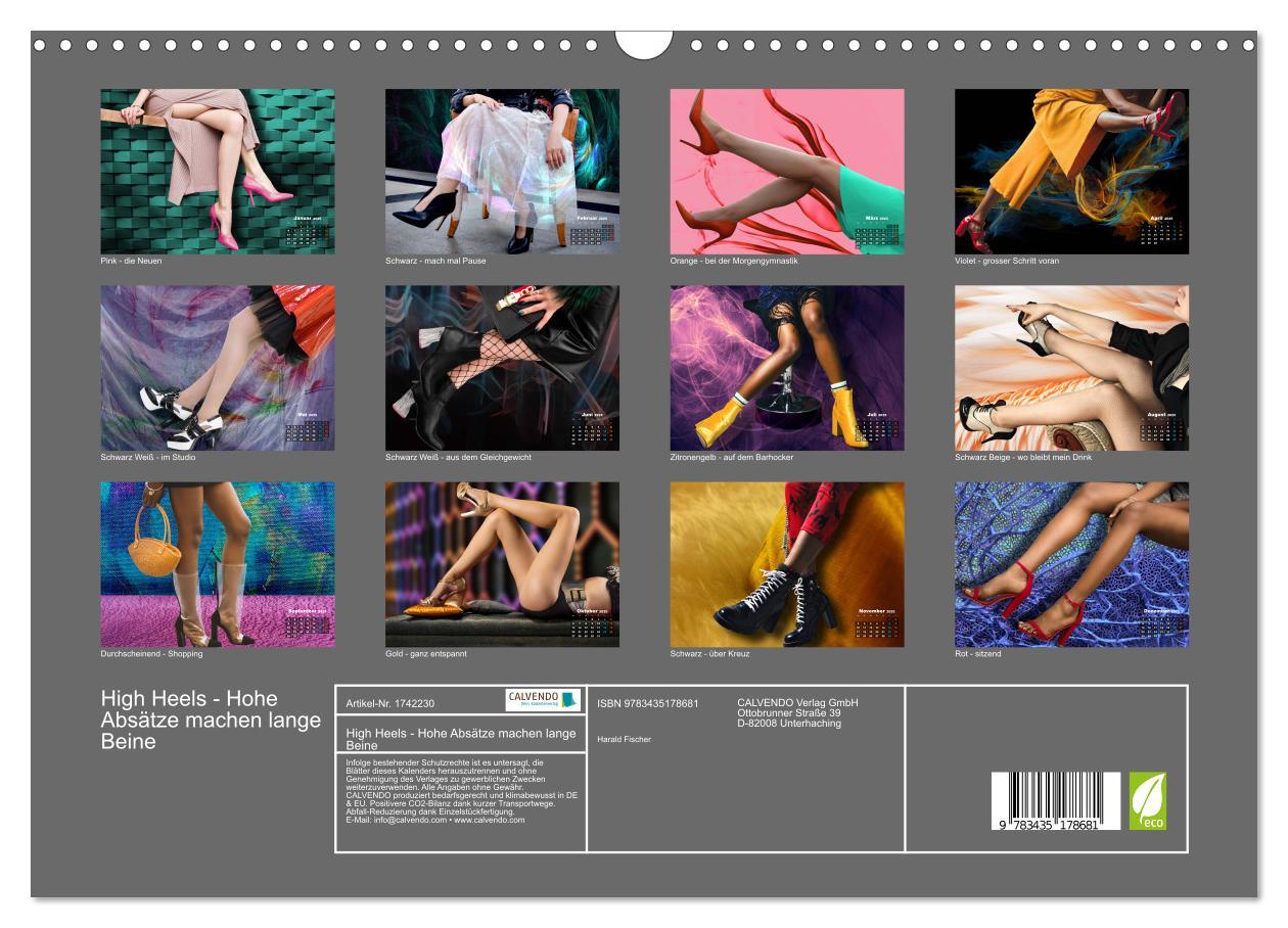 Bild: 9783435178681 | High Heels - Hohe Absätze machen lange Beine (Wandkalender 2025 DIN...