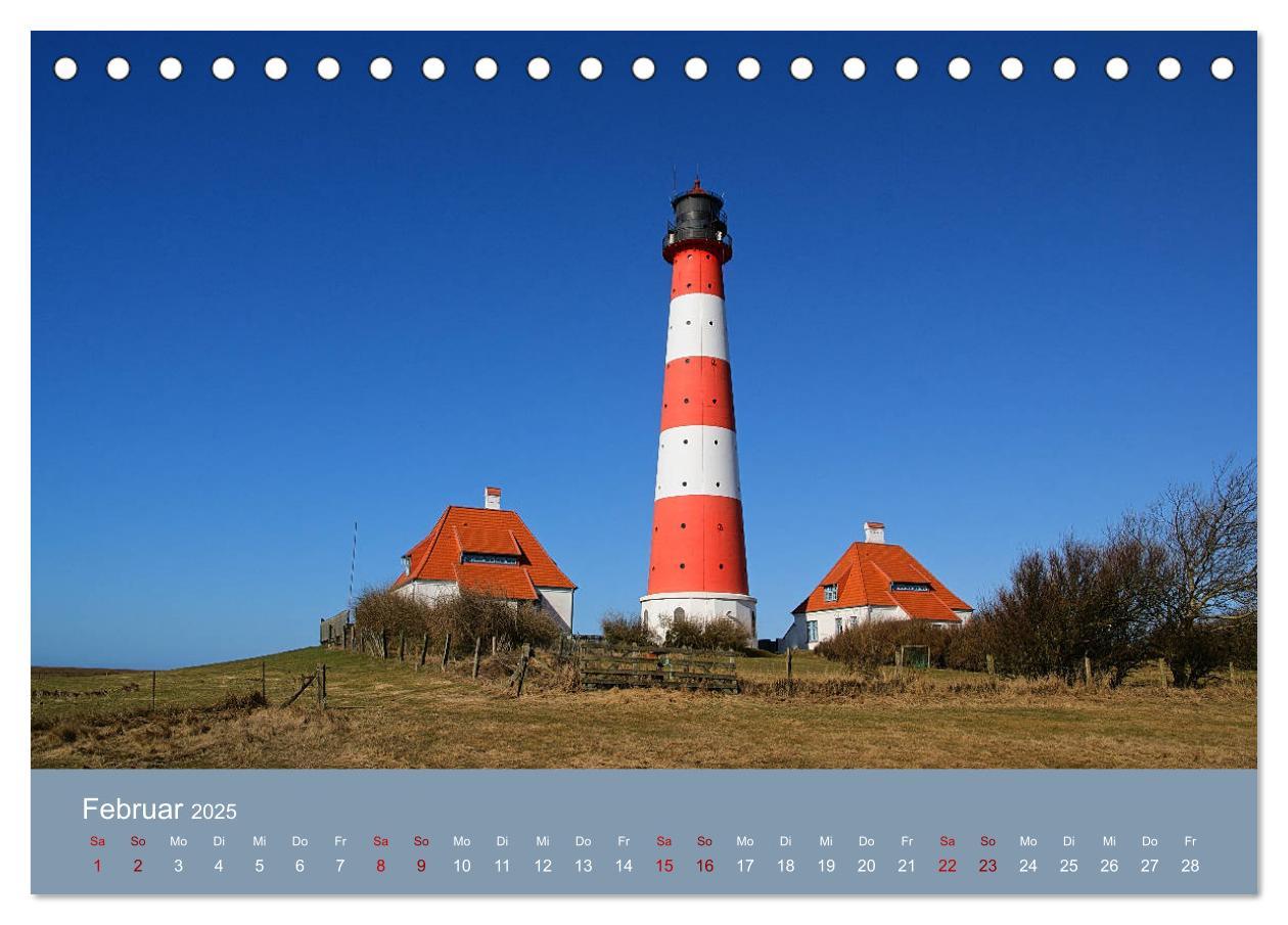 Bild: 9783435453474 | Westerhever (Tischkalender 2025 DIN A5 quer), CALVENDO Monatskalender